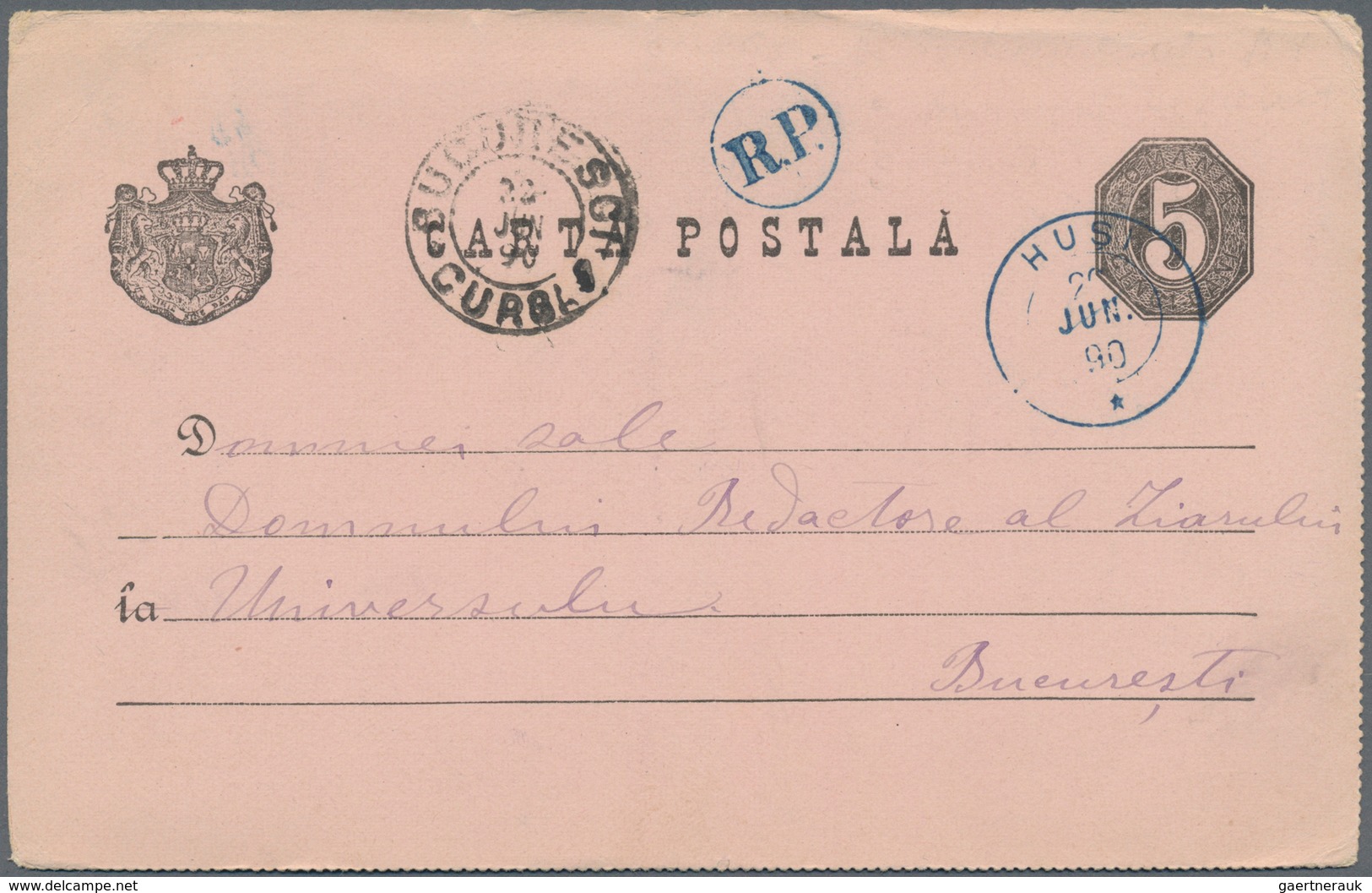 Rumänien - Ganzsachen: 1877/2005, Sophisticated Holding Of Apprx. 674 Commercially Used Stationeries - Postal Stationery