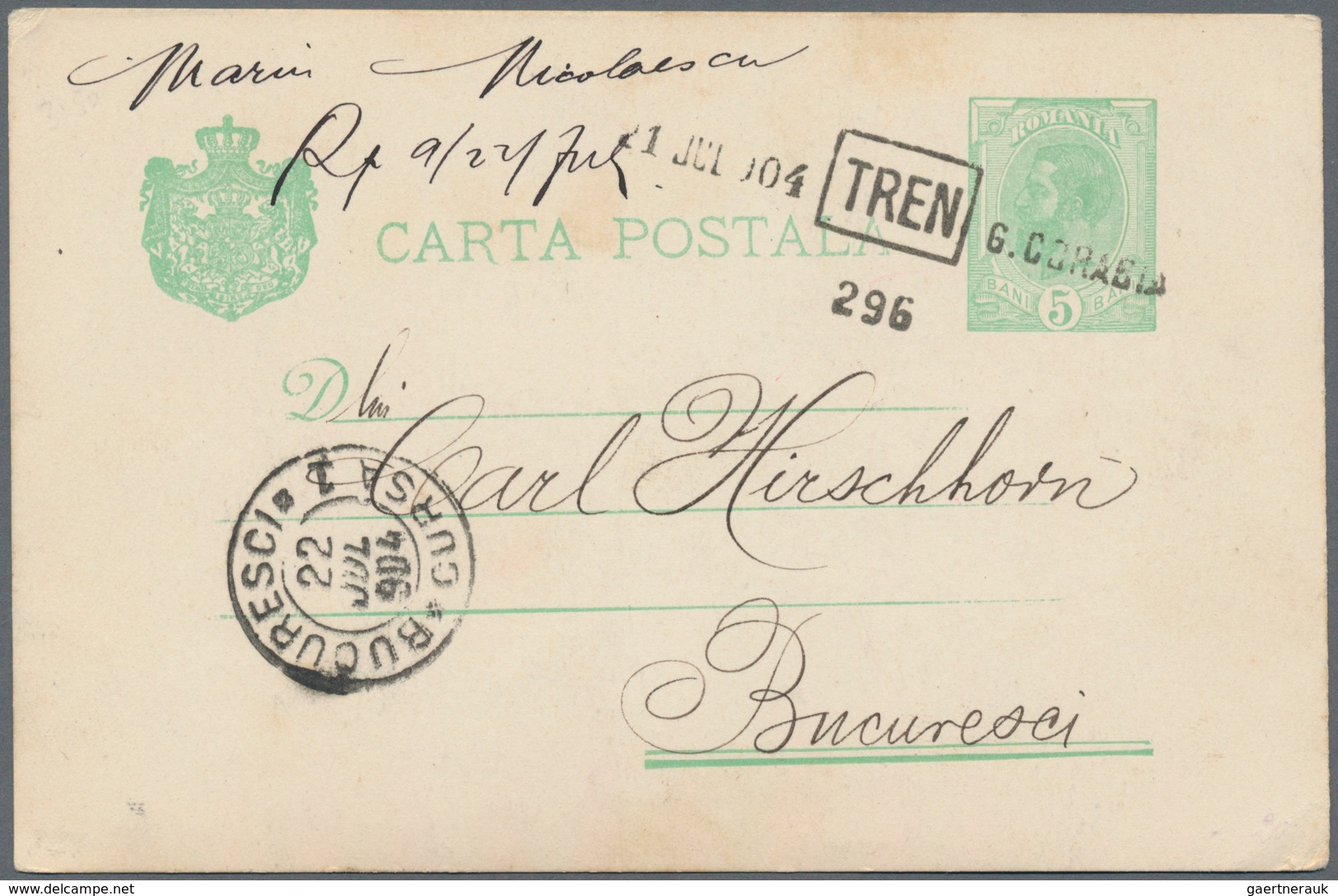 Rumänien - Ganzsachen: 1877/2005, sophisticated holding of apprx. 674 commercially used stationeries