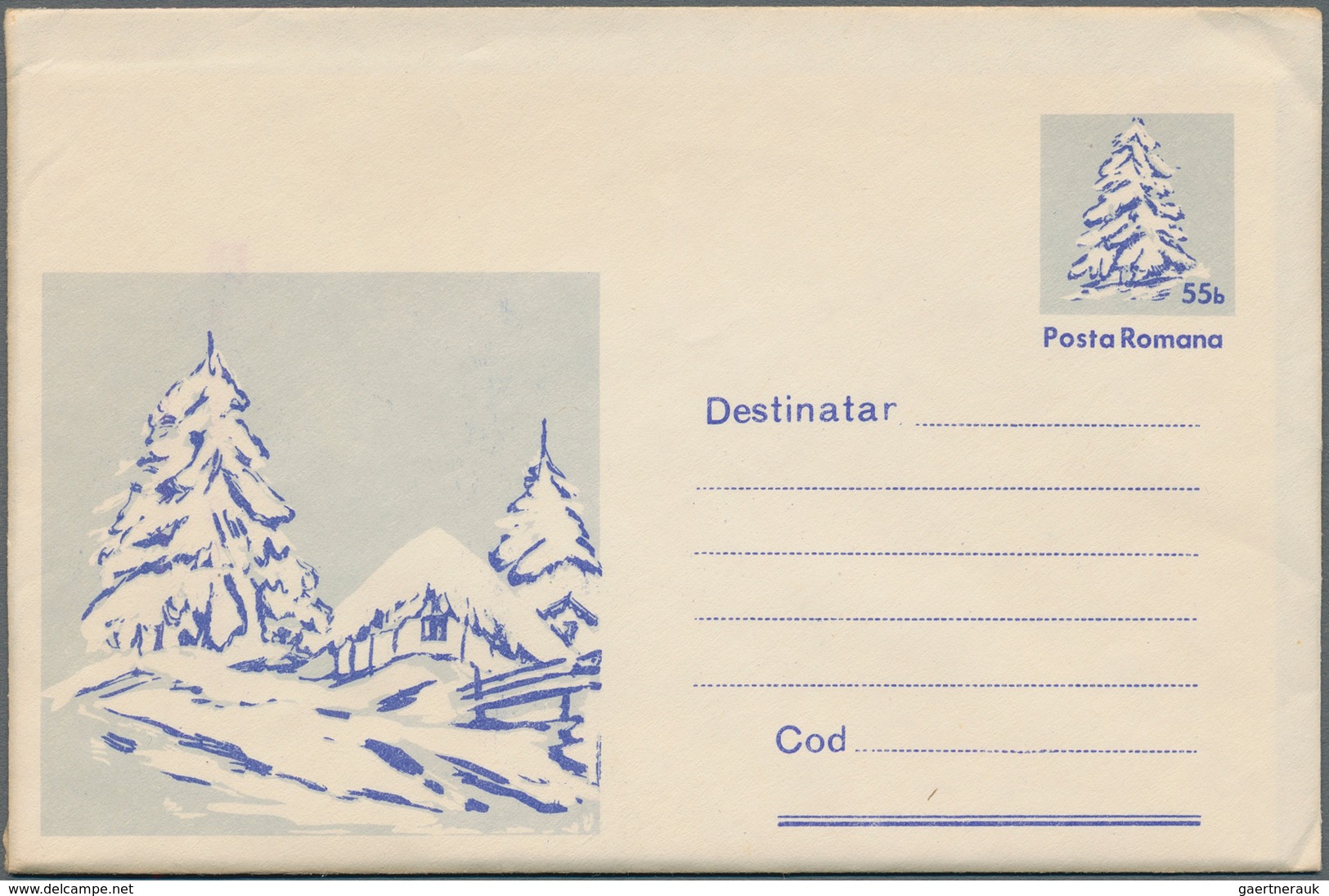 Rumänien - Ganzsachen: 1961/81 (ca.) Holding Of About 310 Mostly Unused Postal Stationery, While Man - Postal Stationery