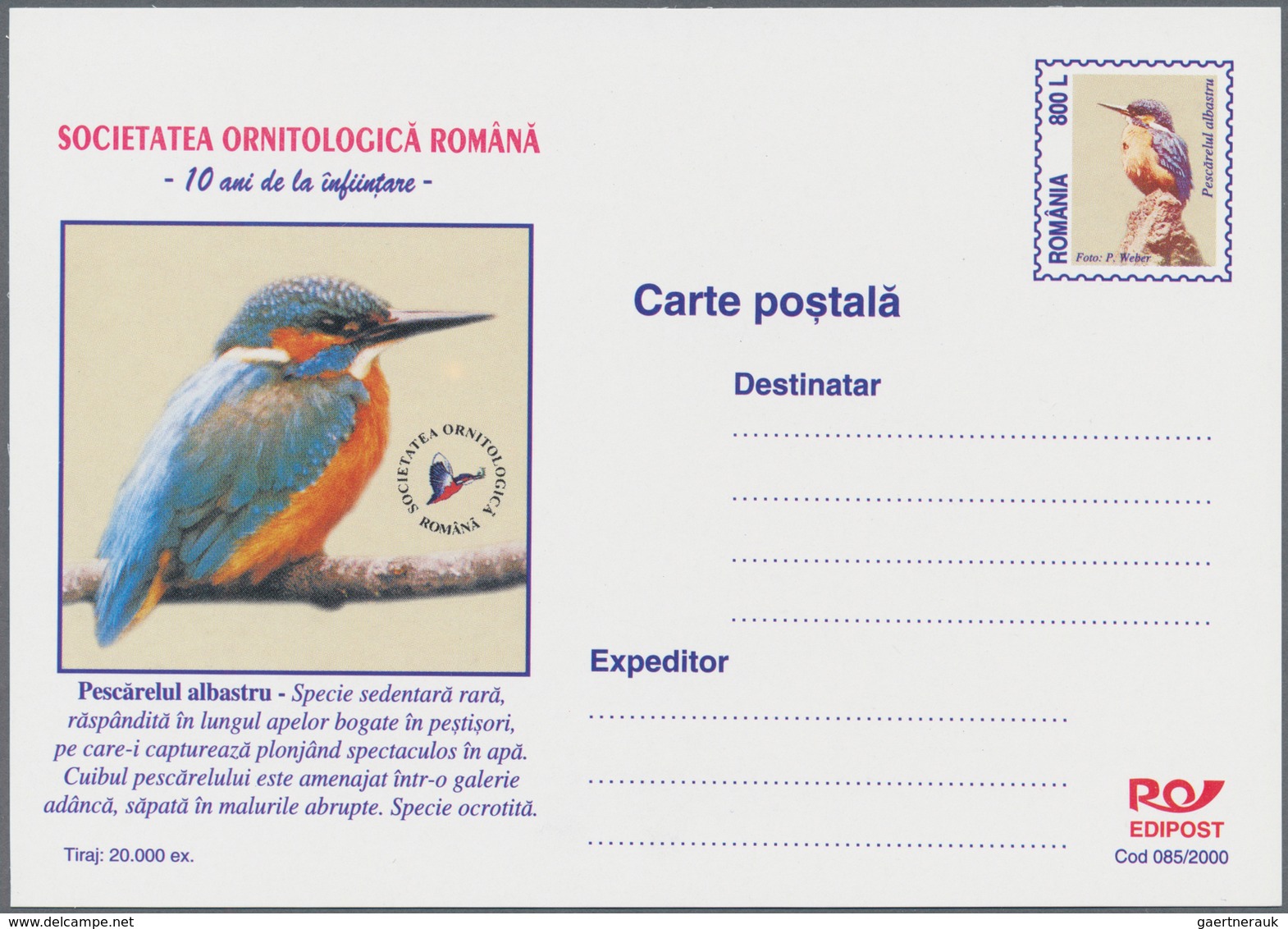 Rumänien - Ganzsachen: 2000 Ca. 650 Unused Postal Stationery Cards And Envelopes, Mostly With Specia - Ganzsachen