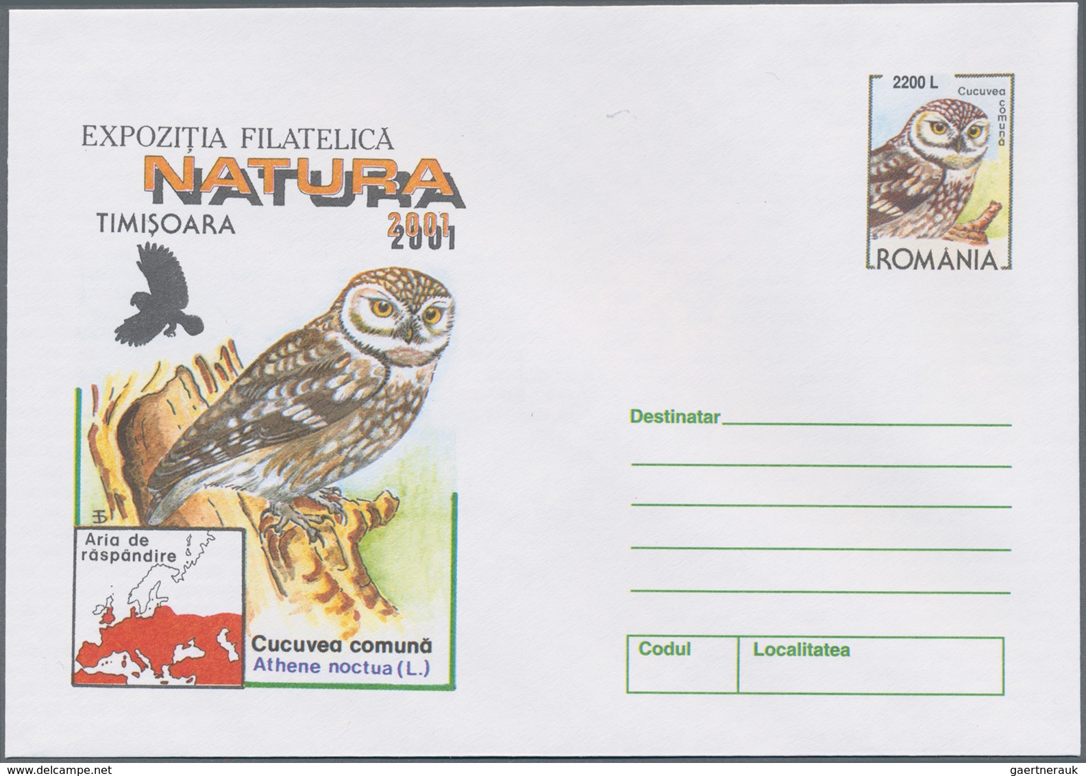 Rumänien - Ganzsachen: 2001 Ca. 660 Unused Postal Stationery Cards And Envelopes, Mostly With Specia - Enteros Postales