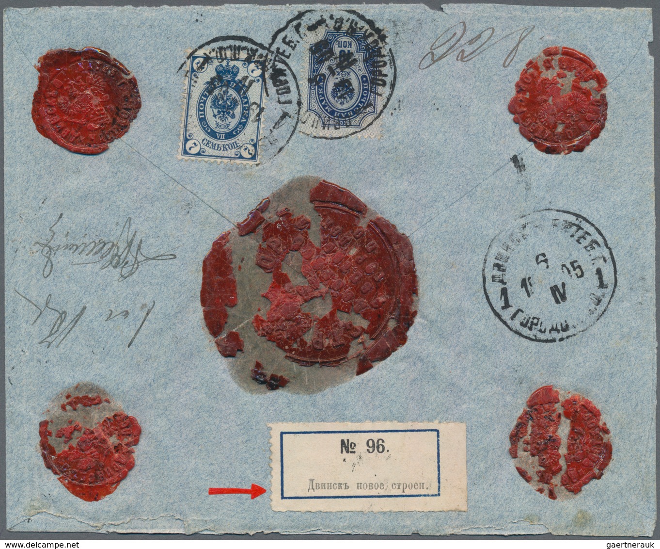 Russland: 1860/1917 Fantastic Collection Of The Postal History Of The Baltic States Of The Tsarist P - Covers & Documents