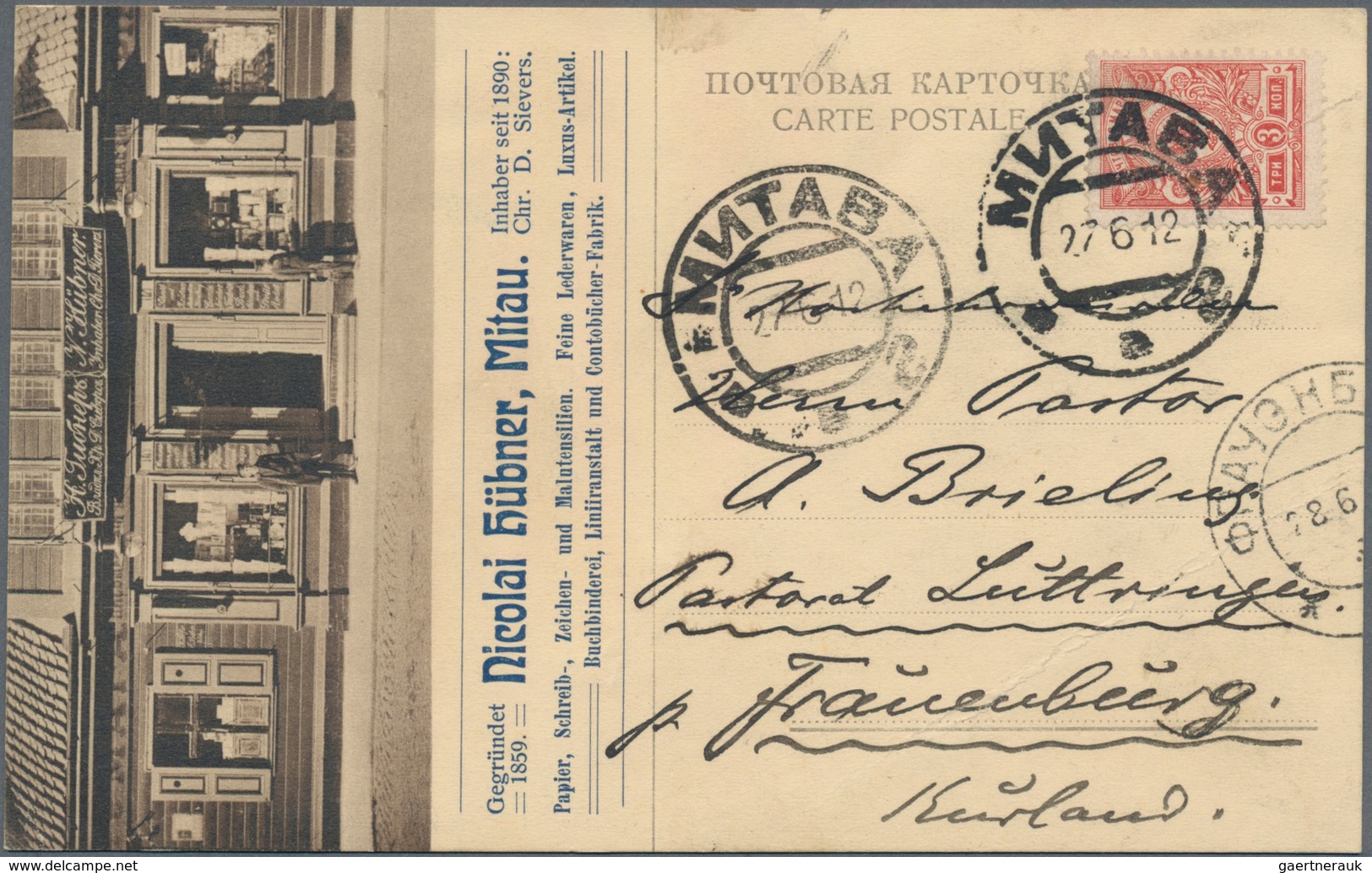 Russland: 1860/1917 fantastic collection of the postal history of the Baltic States of the Tsarist p