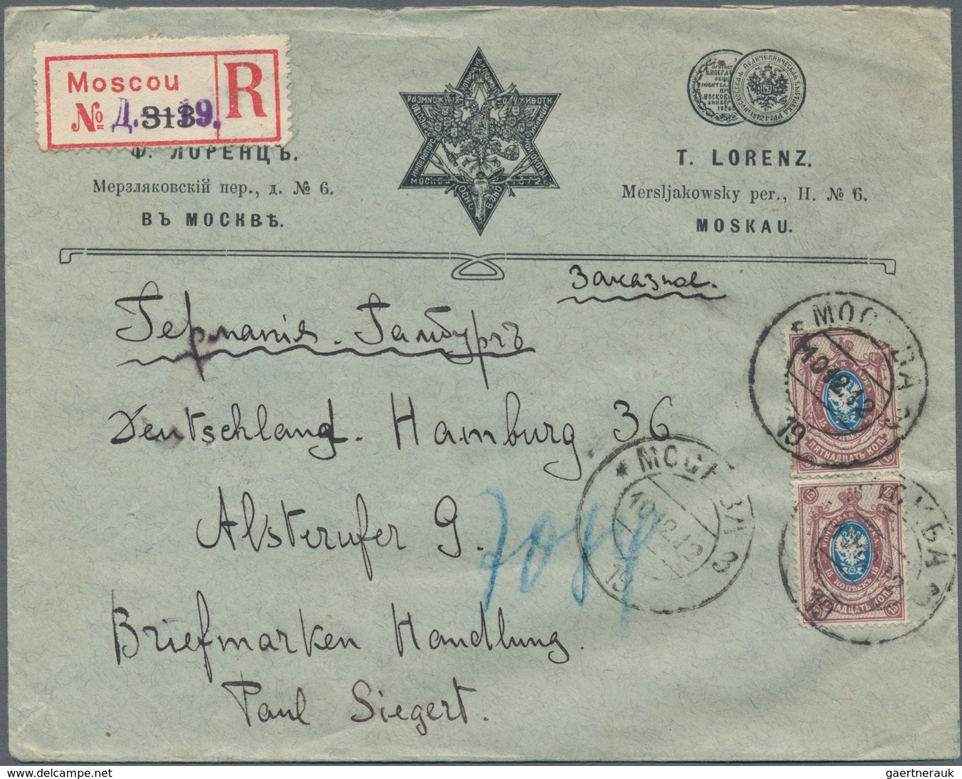 Russland: 1860/1918 Phantastic Collection Of Ca. 256 Covers Cards Lettercards Stationeries Of A Very - Cartas & Documentos