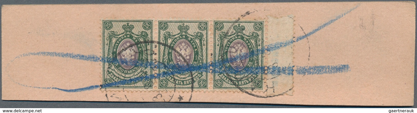 Russland: 1900's-1910's: Much More Than 1000 Parts Of Parcel Cards, Obviously All Franked By 1889-19 - Brieven En Documenten