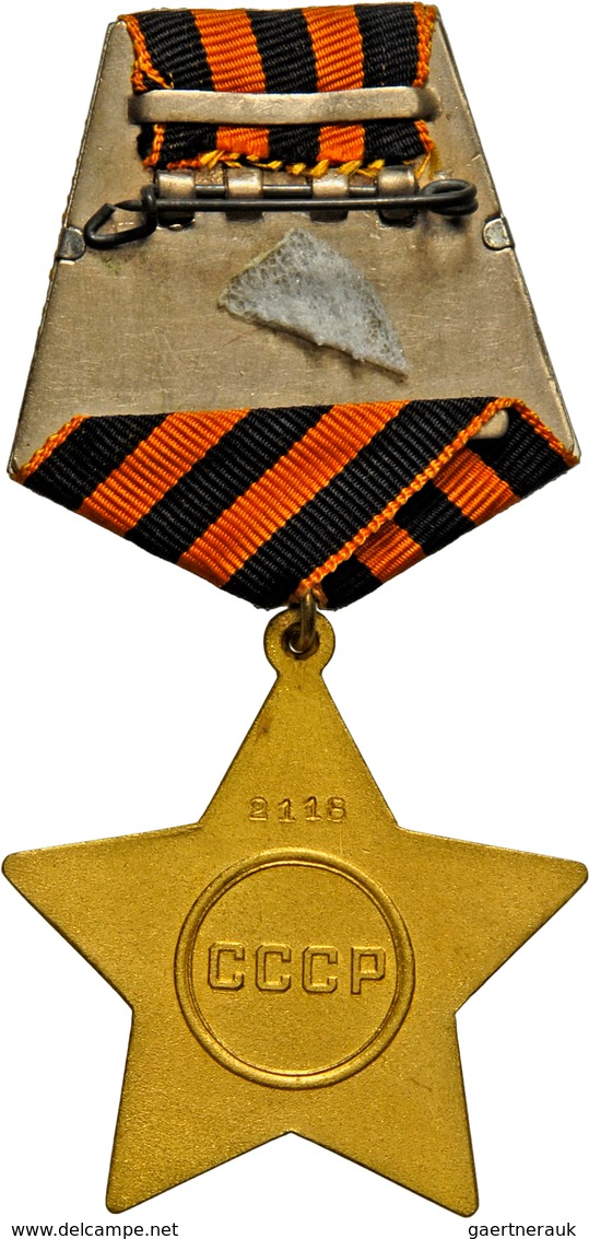 Russland: Russia: Collection of Soviet Orders, Medals and Badges "Polnyj Kavaler" The origin of this