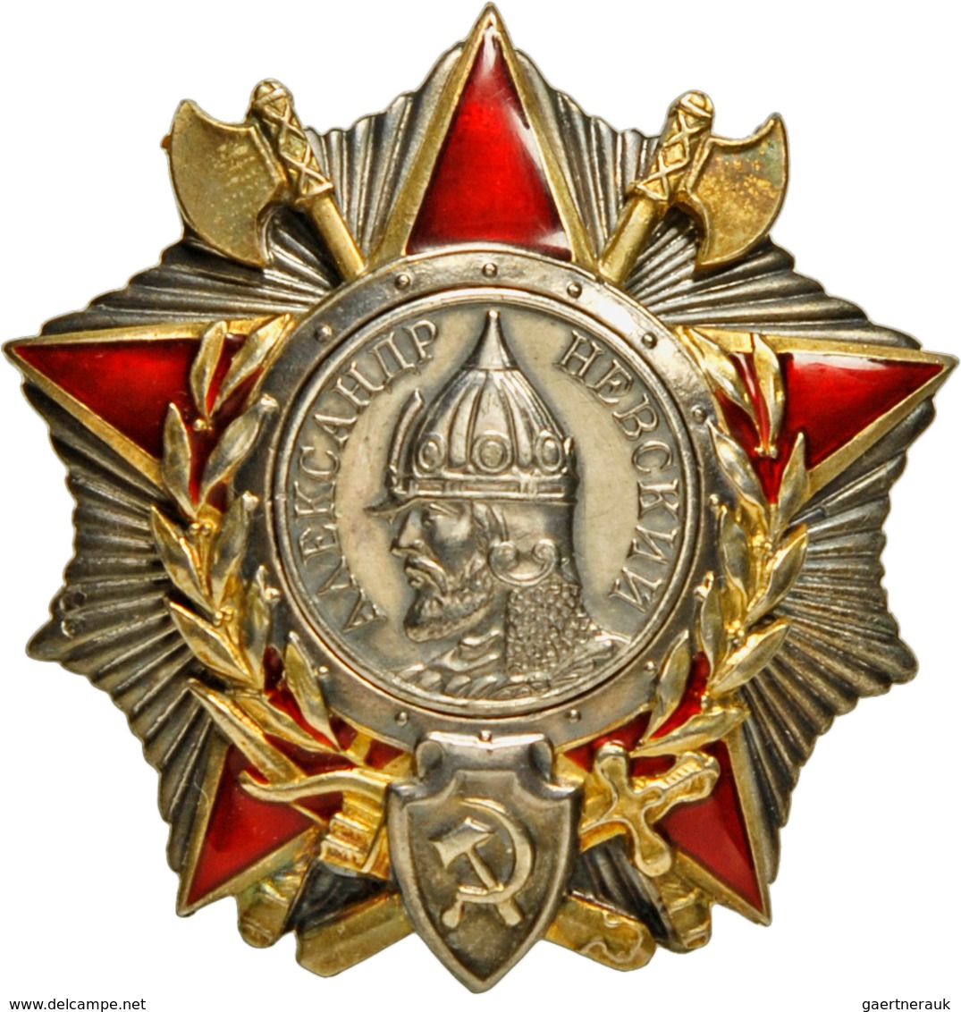 Russland: Russia: Collection of Soviet Orders, Medals and Badges "Polnyj Kavaler" The origin of this