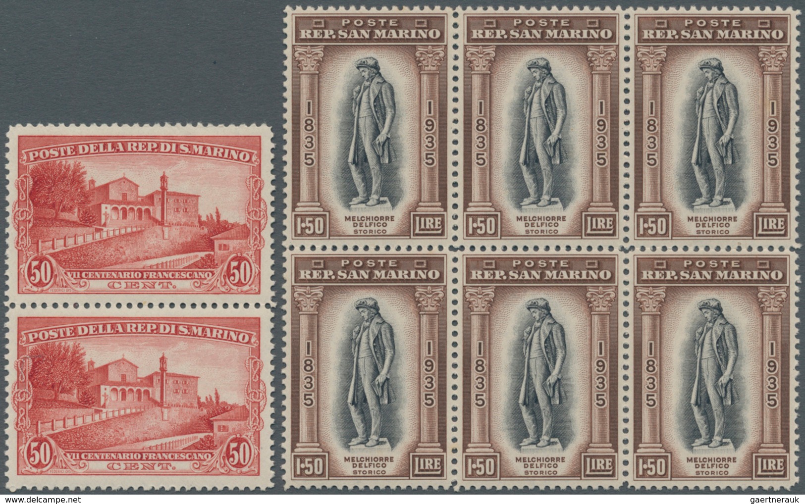 San Marino: 1899/1947, Duplicates On Stockcards With Many Better Issues Some In Larger Quantities An - Usados