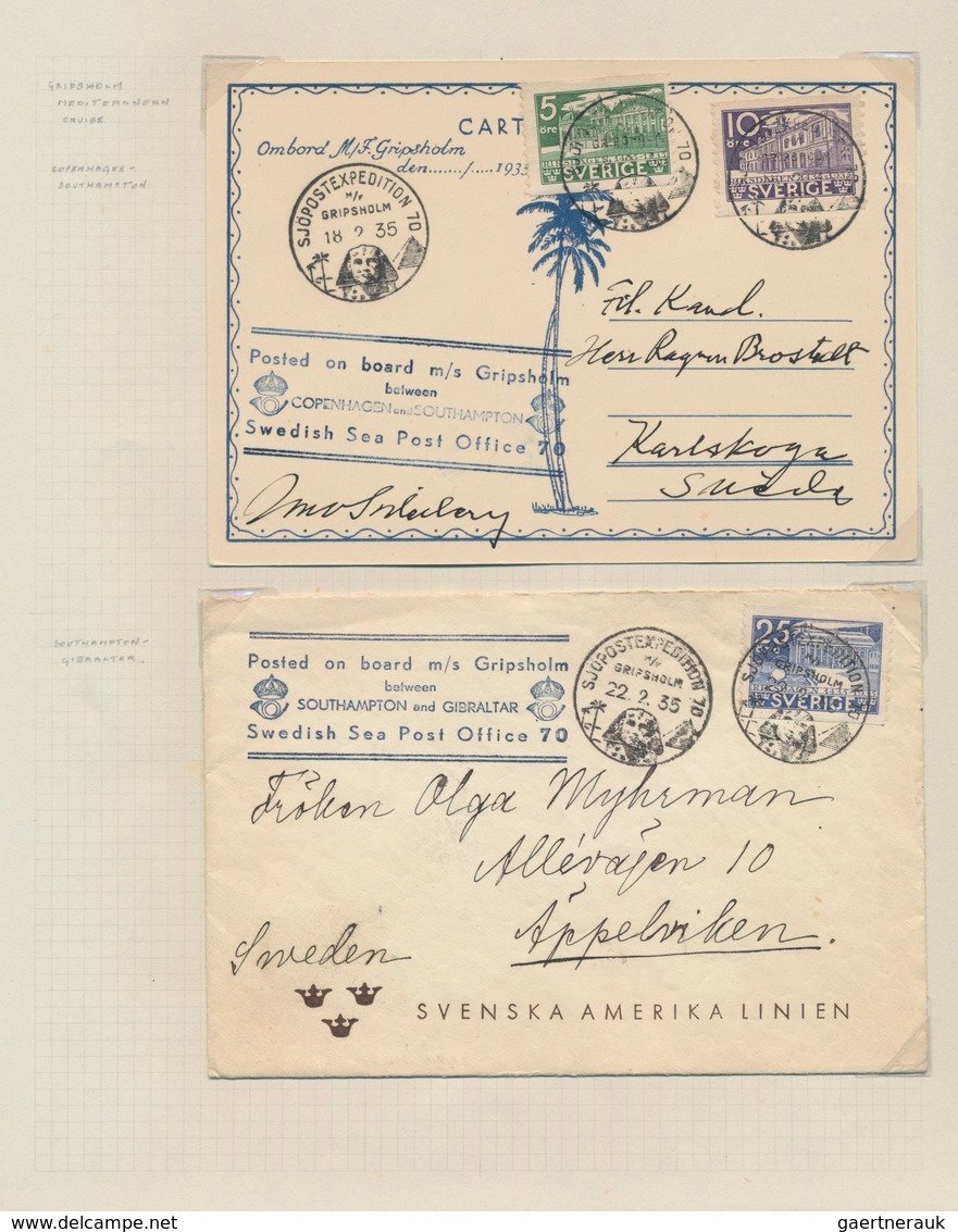 Schweden: 1660/2000 (ca.), All-embracing, Extremely Multi-sided And Deeply Specialised Collection In - Cartas & Documentos