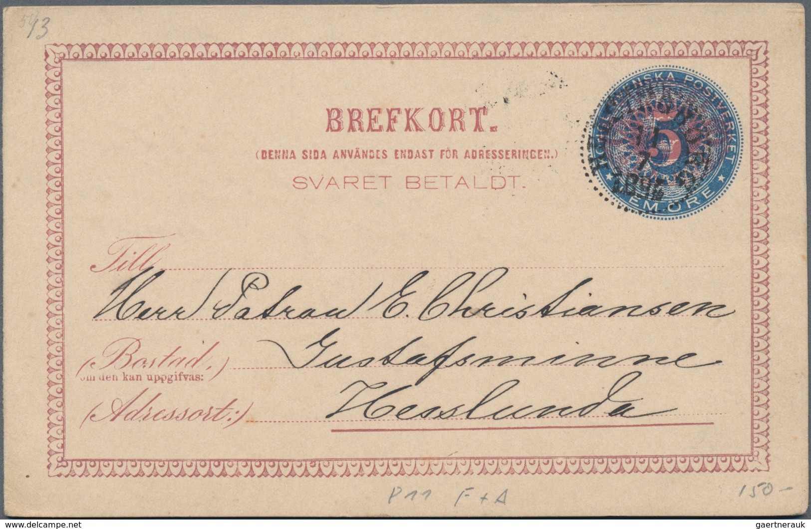 Schweden: 1870-1950's, group of 48 covers, postcards and postal stationery items including attractiv