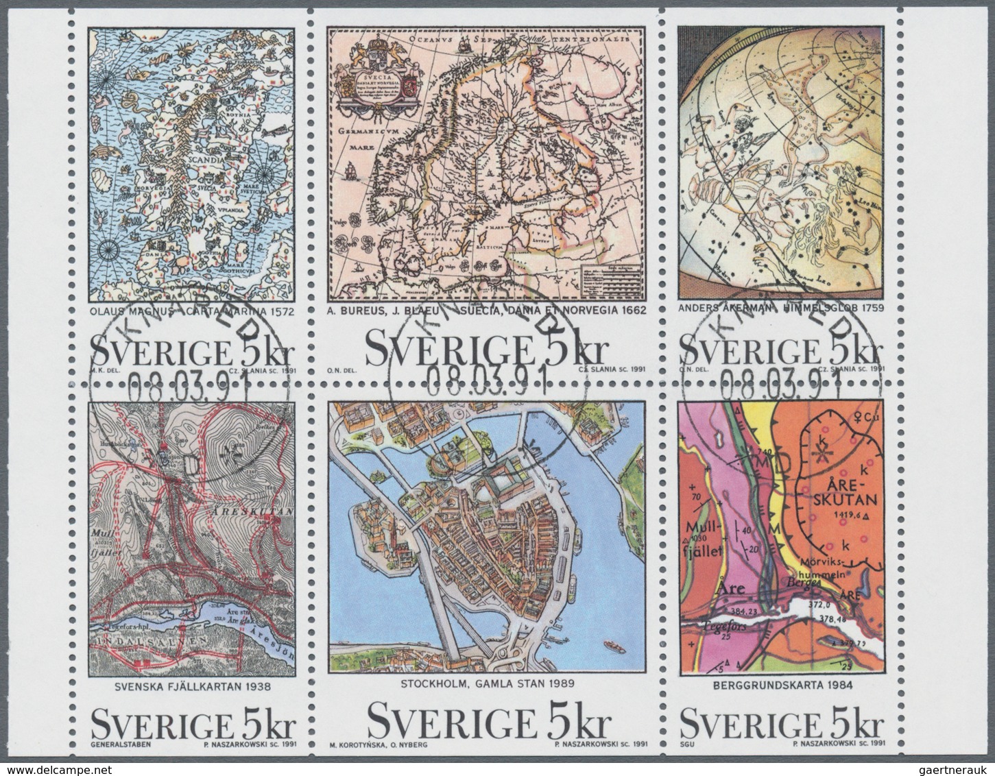 Schweden: 1961/1995, BOOKLET PANES: Accumulation With About 2.660 Complete Booklet Panes In 34 Types - Lettres & Documents