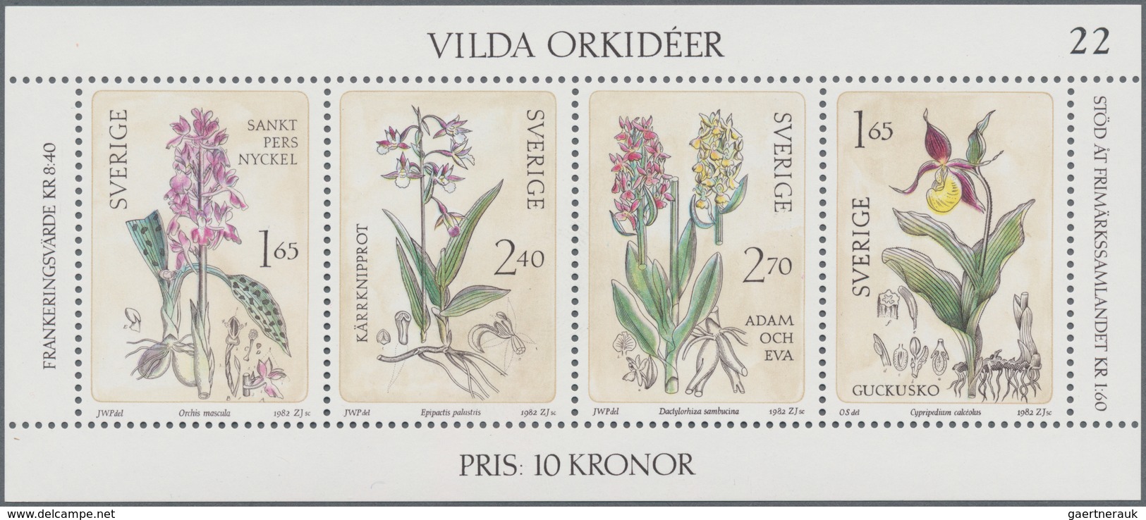 Schweden: 1969/1986, Duplicated Accumulation Of 11 Different MINIATURE SHEETS With Some In Larger Qu - Briefe U. Dokumente