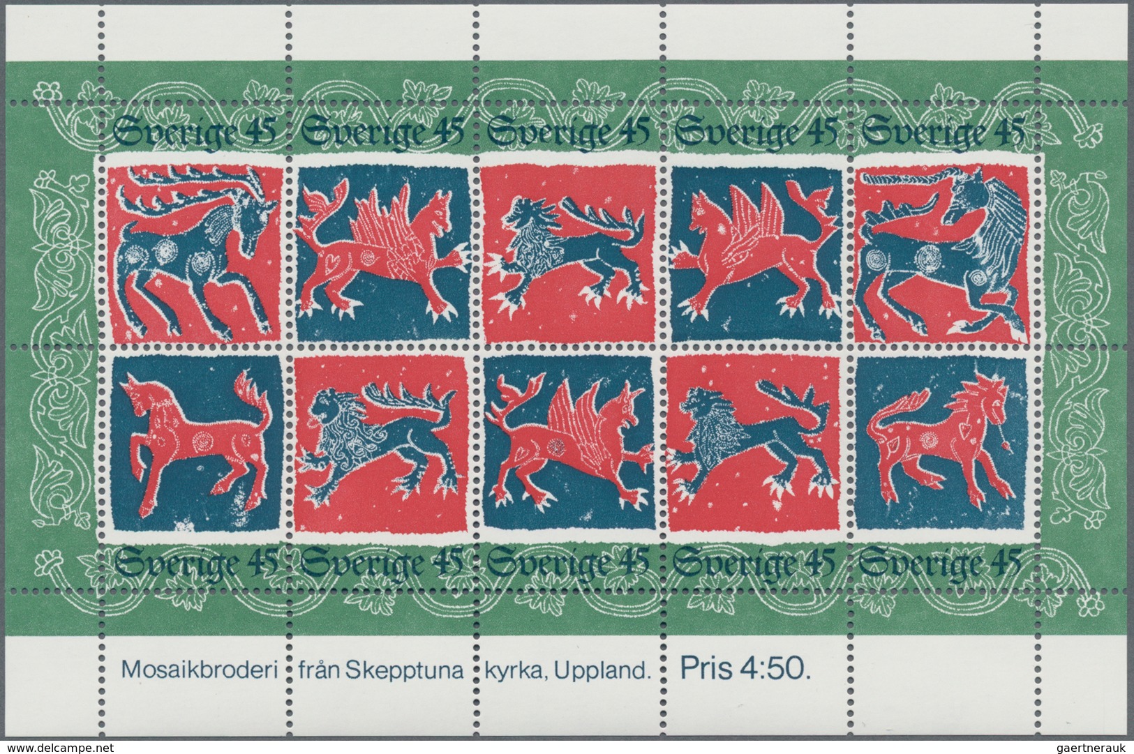 Schweden: 1969/1986, Duplicated Accumulation Of 11 Different MINIATURE SHEETS With Some In Larger Qu - Covers & Documents