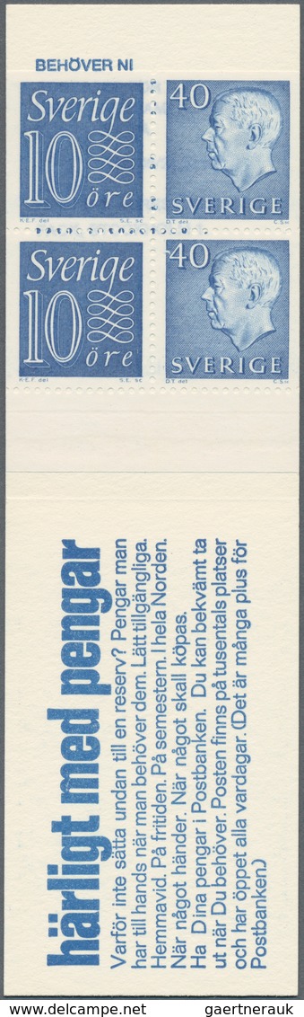 Schweden - Markenheftchen: 1946/1967, Duplicated Accumulation Of About 25 Different Stamp Booklets ( - 1951-80