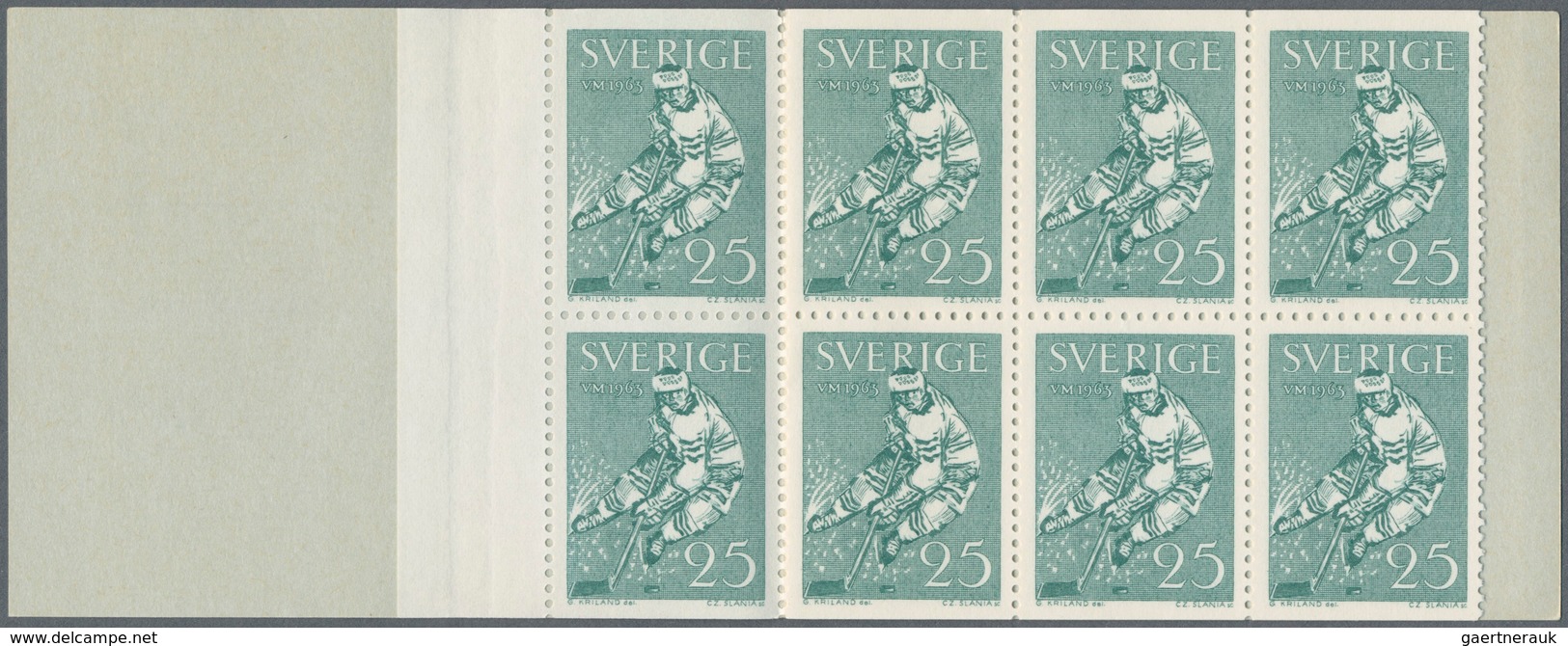 Schweden - Markenheftchen: 1946/1967, duplicated accumulation of about 25 different stamp booklets (