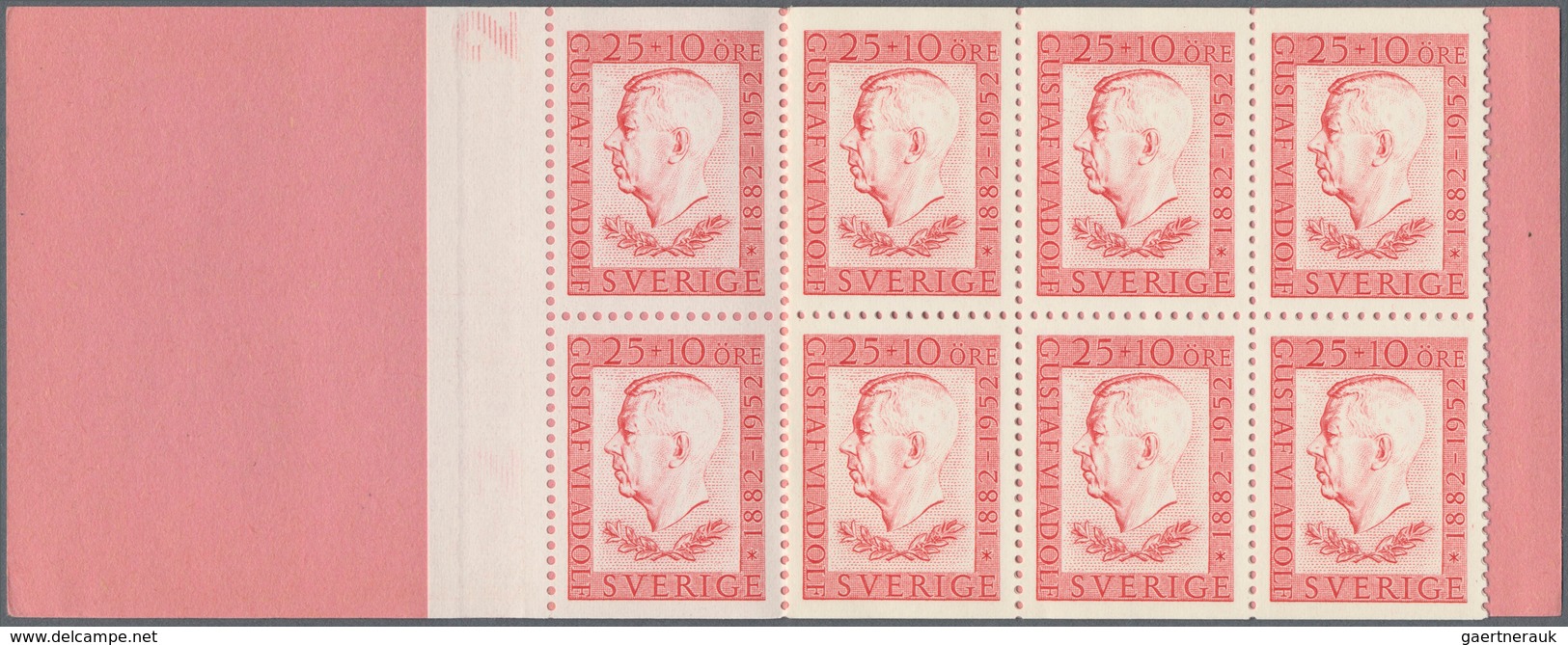 Schweden - Markenheftchen: 1946/1967, duplicated accumulation of about 25 different stamp booklets (