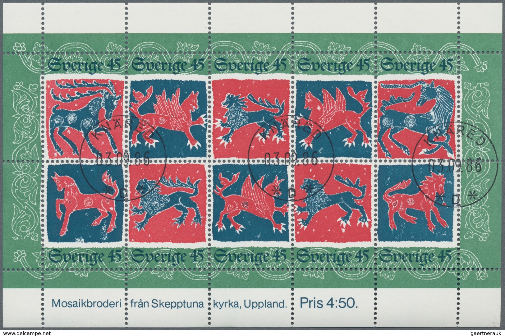 Schweden - Zusammendrucke: 1974/1993, BOOKLET PANES: accumulation with 3.781 complete booklet panes