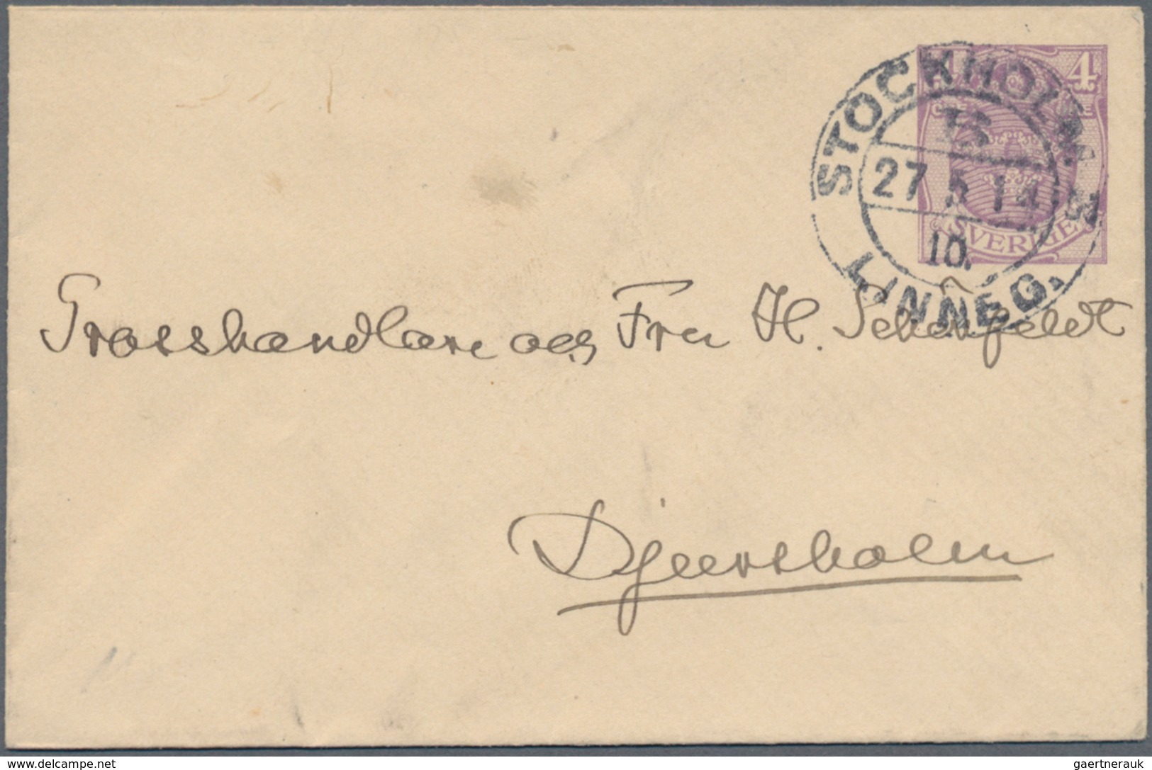 Schweden - Ganzsachen: 1881/1996, Collection Of Ca. 315 Postal Stationery Cards, Envelopes, Letterca - Postwaardestukken