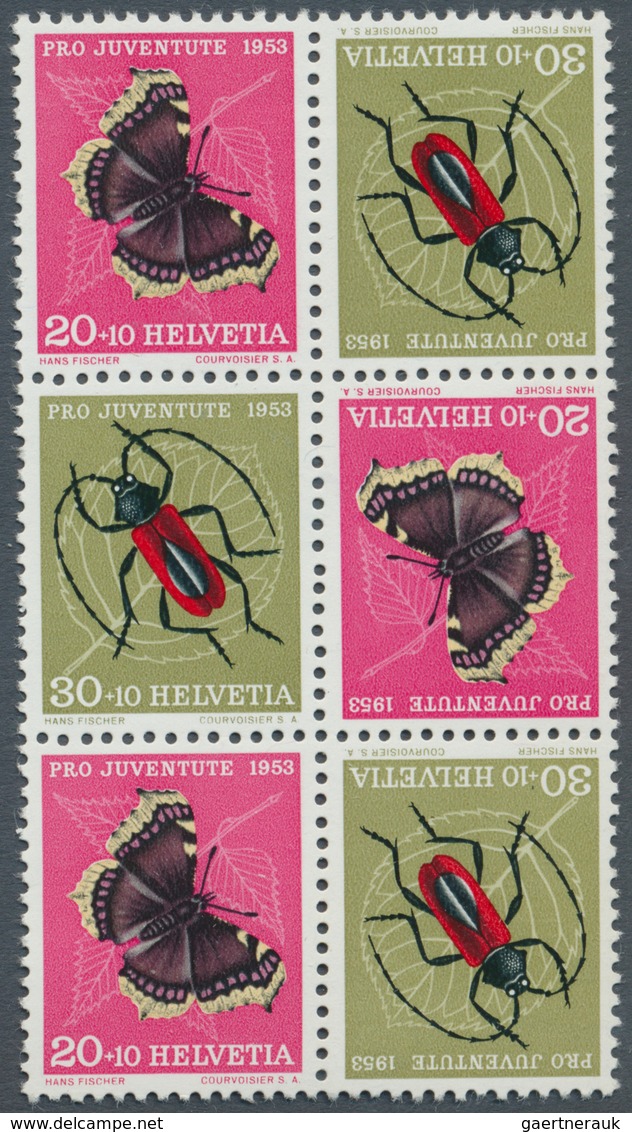 Schweiz: 1908/1960 Ca.: Posten Mit Hunderten Und Hunderten Von Postfrischen, Anfangs Ungebrauchten M - Lotes/Colecciones