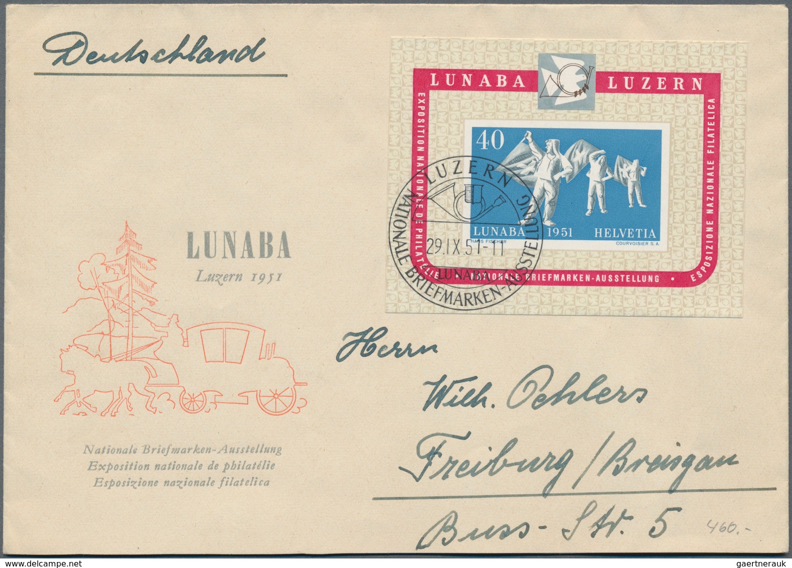 Schweiz: 1909-55, Gruppe Von 26 Belegen, Dabei Flugpost-Bundesfeierkarten 40 Rp. Von 1928 Und 1929 ( - Verzamelingen