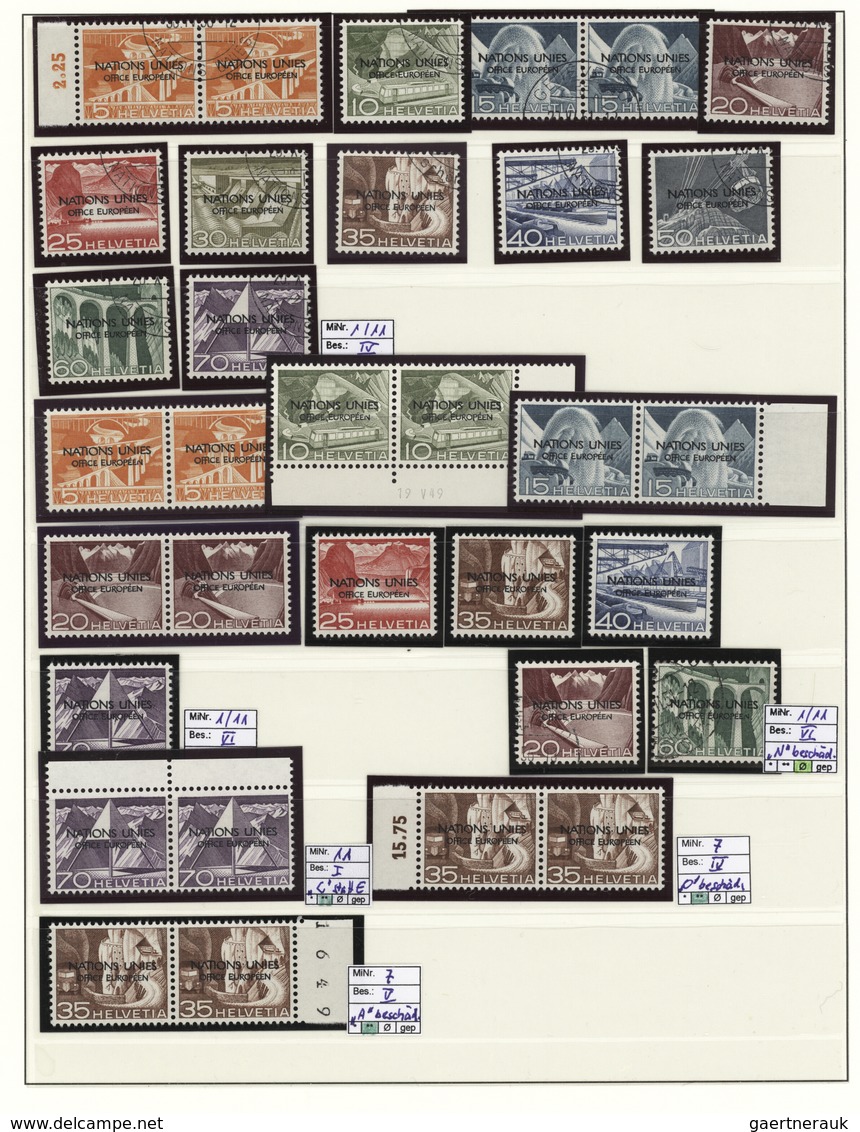 Schweiz - Internationale Organisationen: 1922/2007, allumfassende und eindrucksvoll spezialisierte S