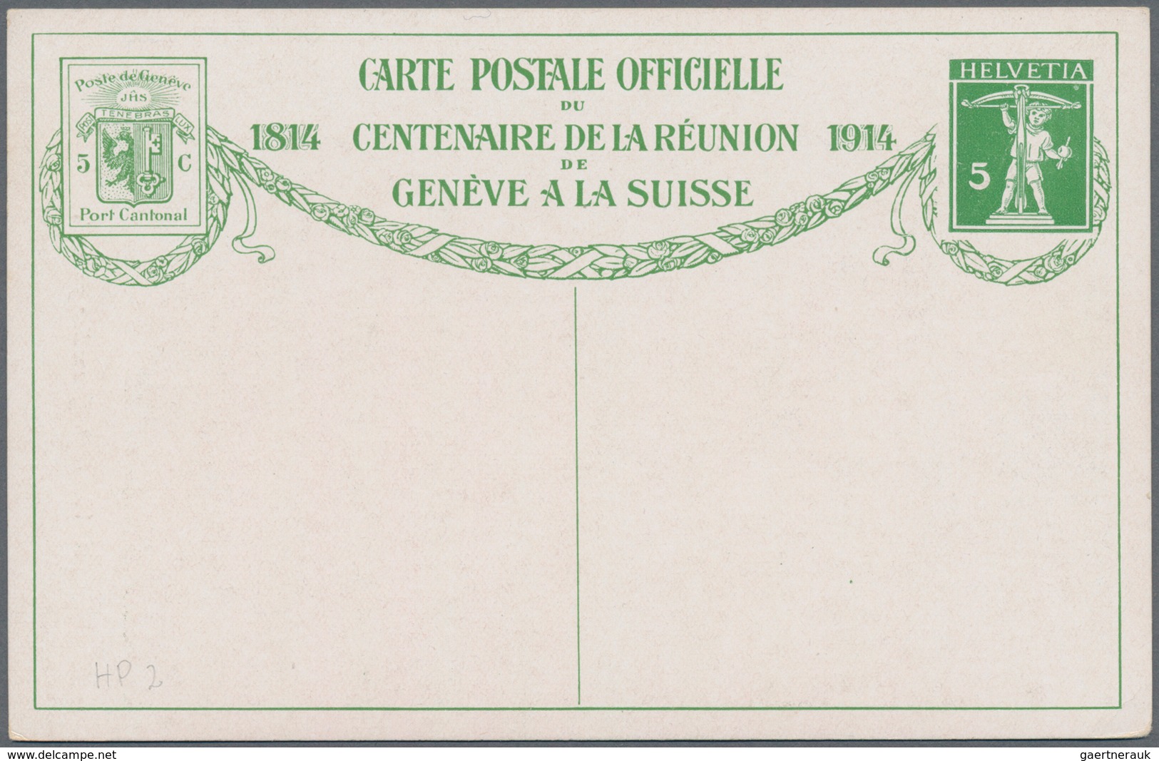 Schweiz - Ganzsachen: 1914, Zwei Komplette Sätze Zu Je 10 Bildern Der Halbamtlichen Ganzsachenkarten - Stamped Stationery