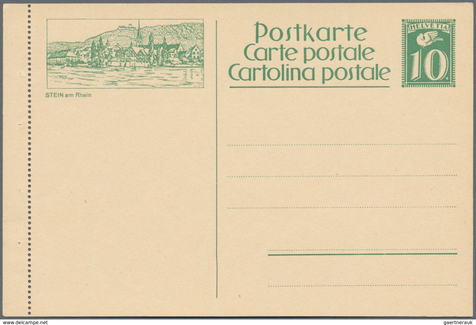 Schweiz - Ganzsachen: 1923-29 Sammlung von 20 verschiedenen, kompletten Serien der Bildpostkarten (f