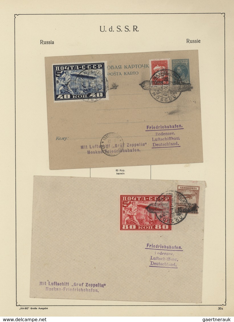 Sowjetunion: 1857/1967, Imperial Russia/Soviet Union, Comprehensive Used And Mint Collection In Two - Covers & Documents