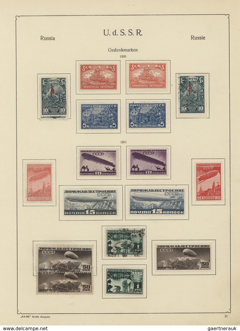 Sowjetunion: 1857/1967, Imperial Russia/Soviet Union, Comprehensive Used And Mint Collection In Two - Covers & Documents