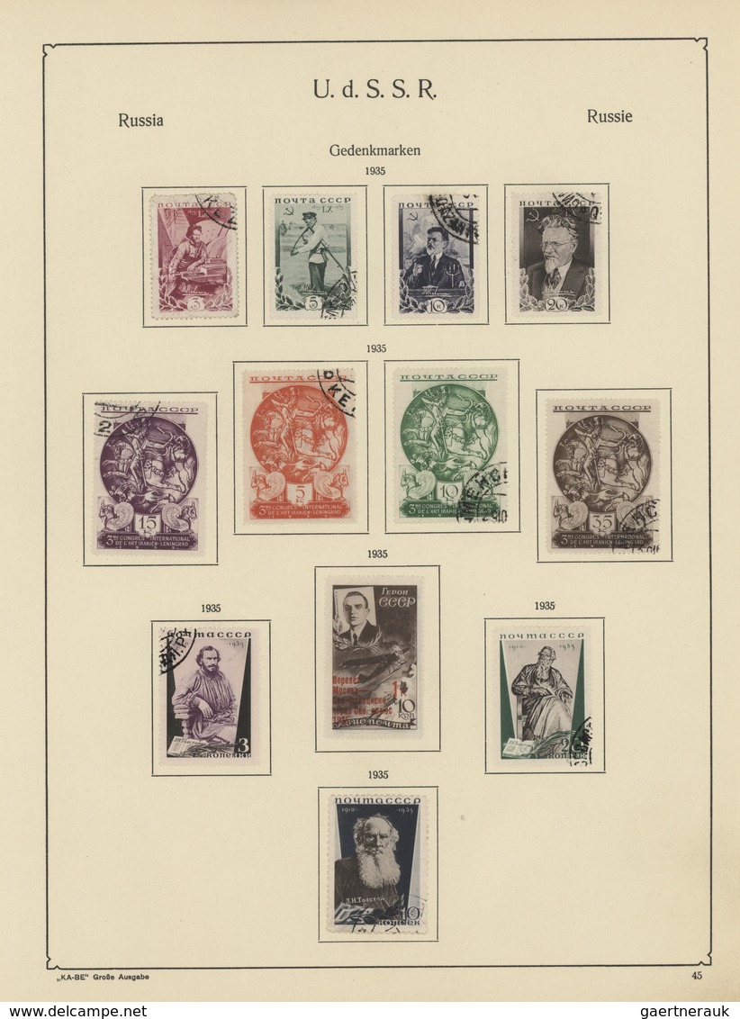 Sowjetunion: 1857/1967, Imperial Russia/Soviet Union, Comprehensive Used And Mint Collection In Two - Cartas & Documentos