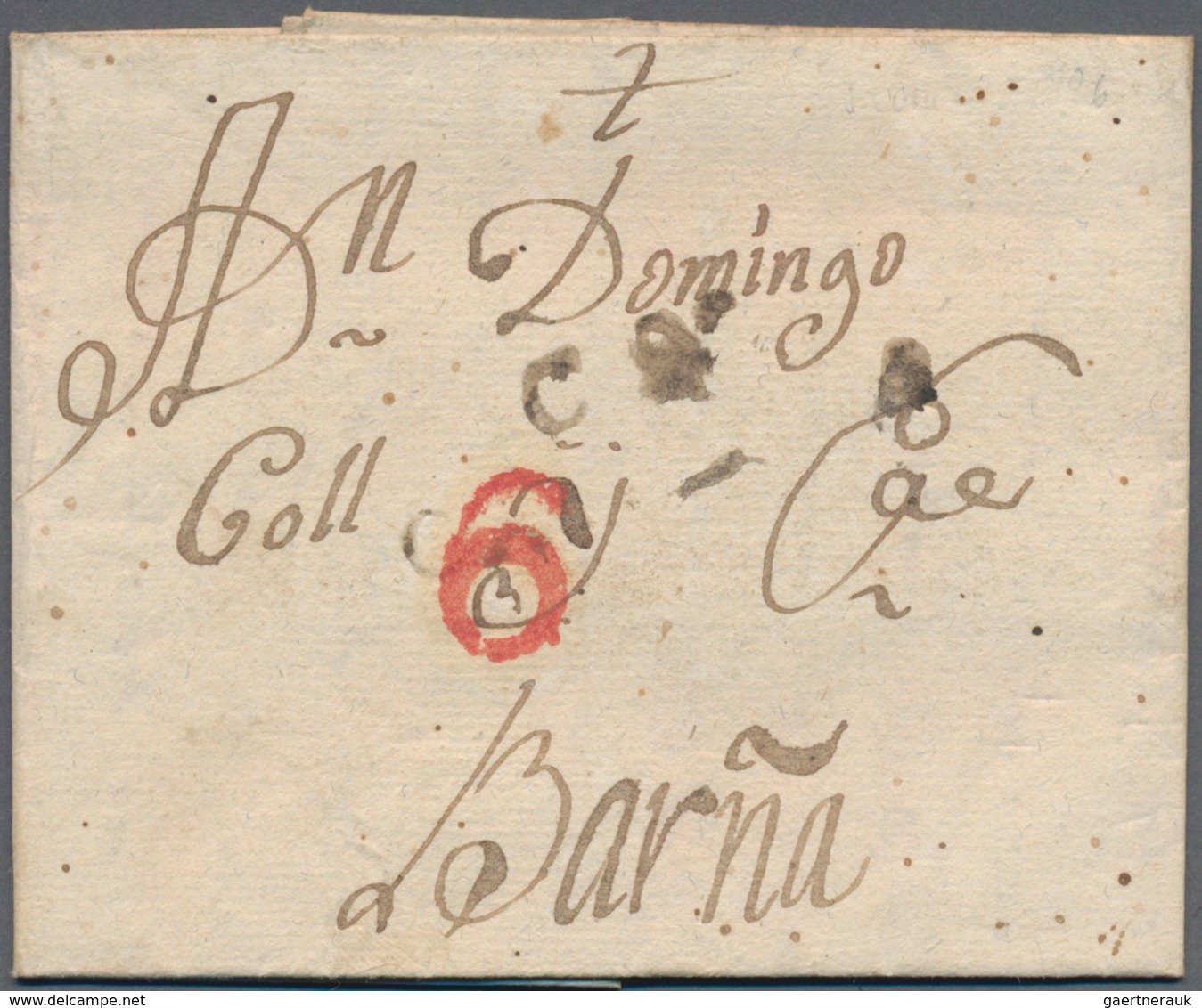 Spanien - Vorphilatelie: 1740/1857 (ca.), Catalonia, Collection Of Apprx. 64 Letters, Showing Nice R - ...-1850 Prefilatelia