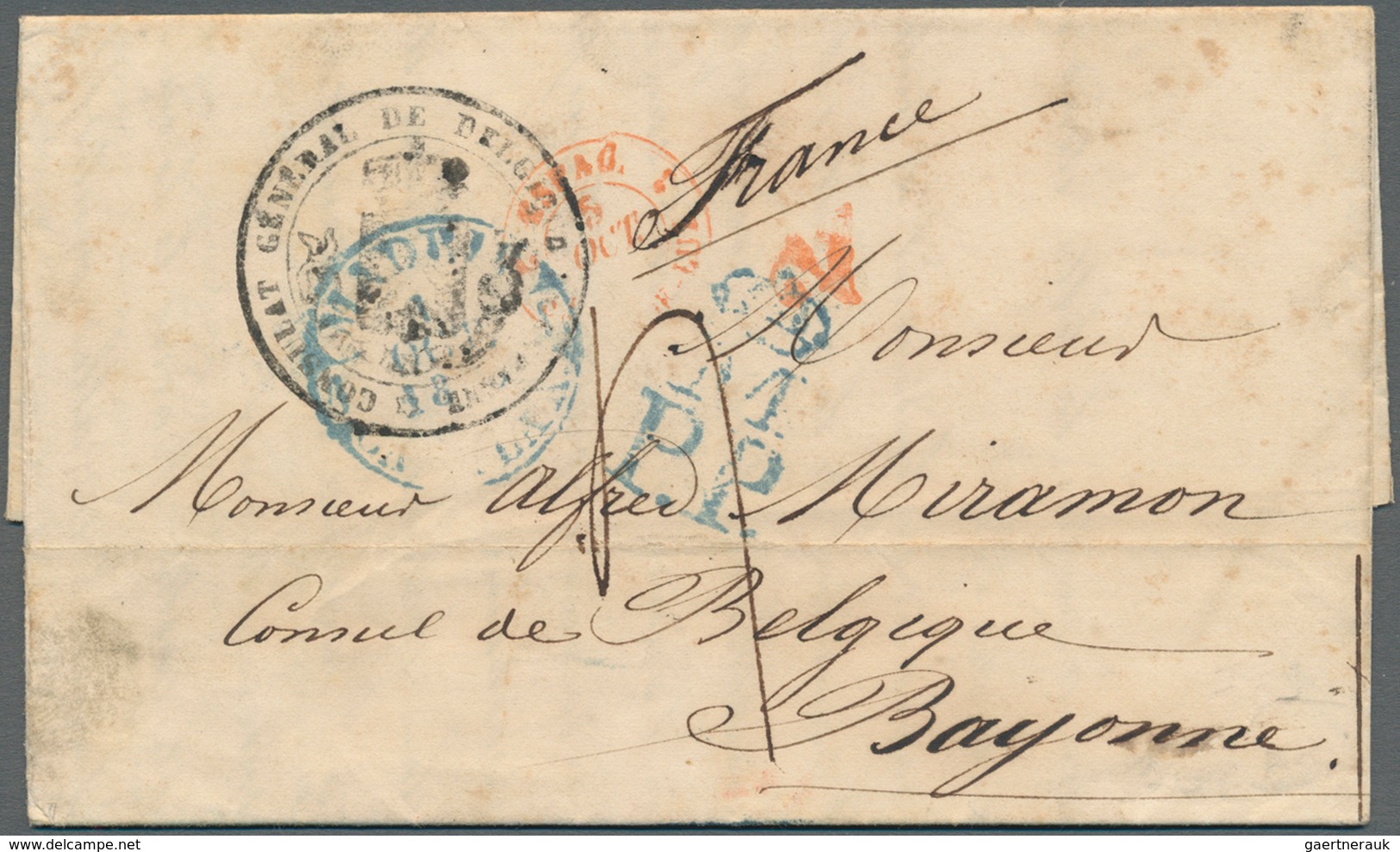 Spanien: 1843/1944: 29 Envelopes, Picture Postcards And Postal Stationeries Including Censored Mail, - Brieven En Documenten