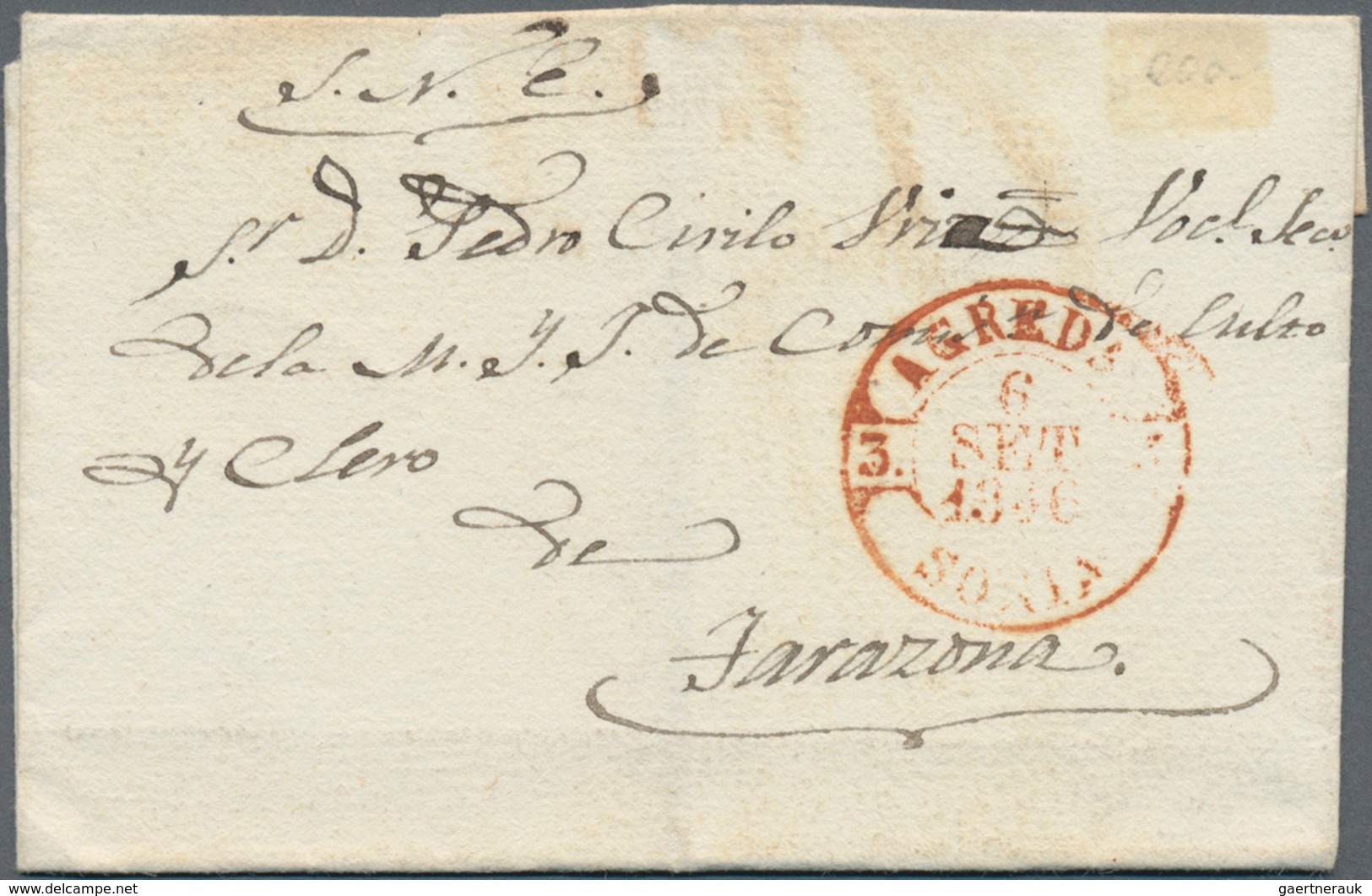 Spanien: 1846/82, Mostly Folded Letters (appr. 210) Almost Exclusively Used Inland Inc. Prephilateli - Briefe U. Dokumente