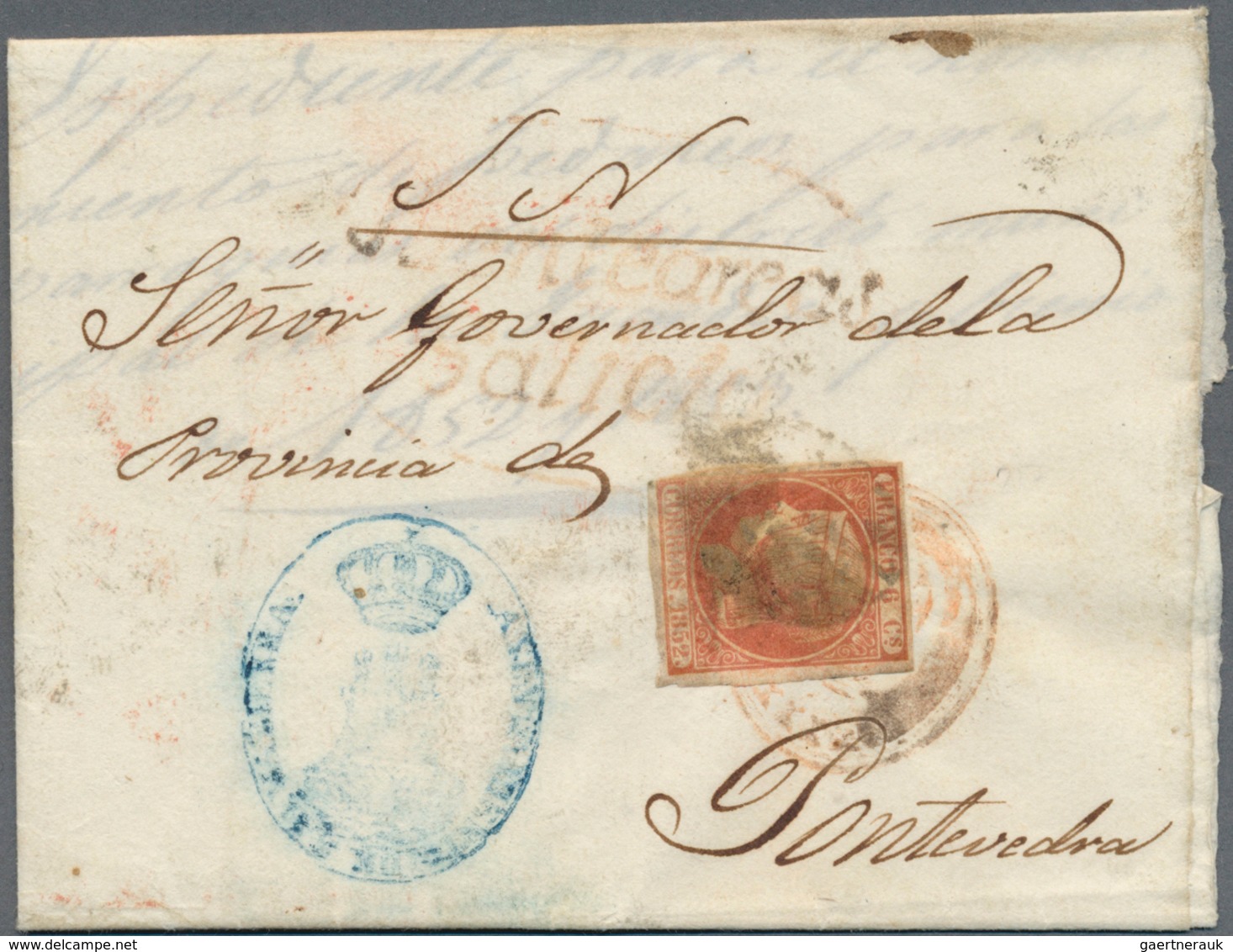 Spanien: 1850-1865 "JEWELS OF CLASSIC SPAIN": Specialized collection of top items of the imperforate