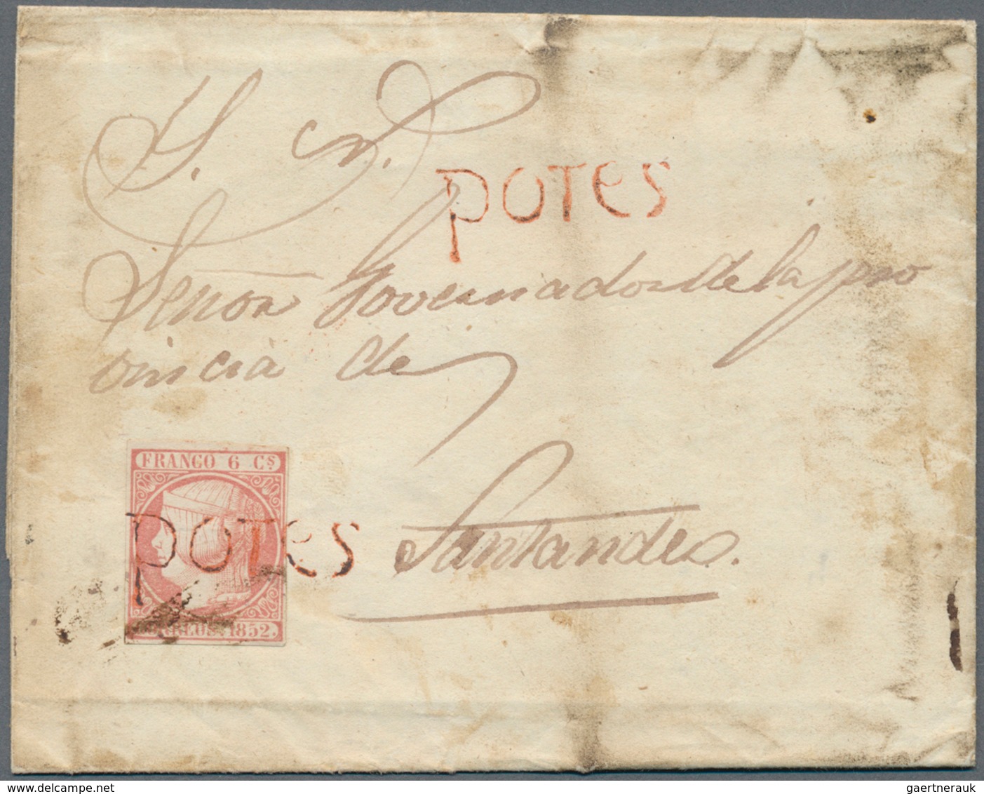 Spanien: 1850-1865 "JEWELS OF CLASSIC SPAIN": Specialized collection of top items of the imperforate