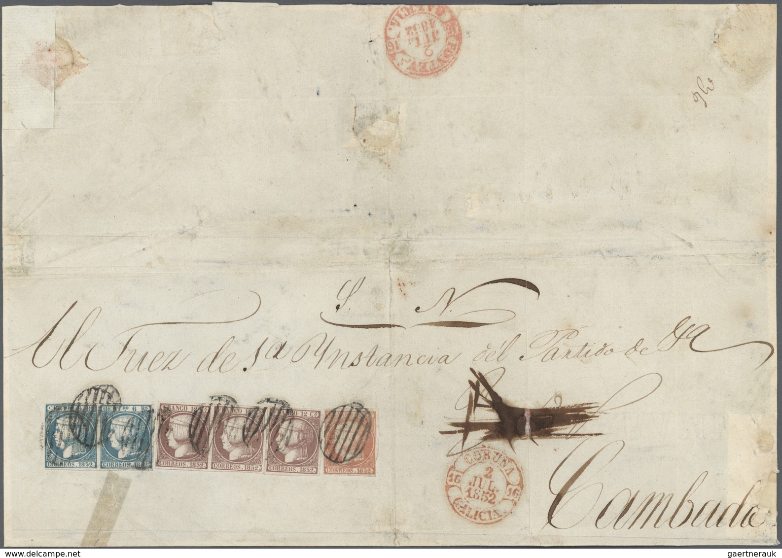 Spanien: 1850-1865 "JEWELS OF CLASSIC SPAIN": Specialized collection of top items of the imperforate