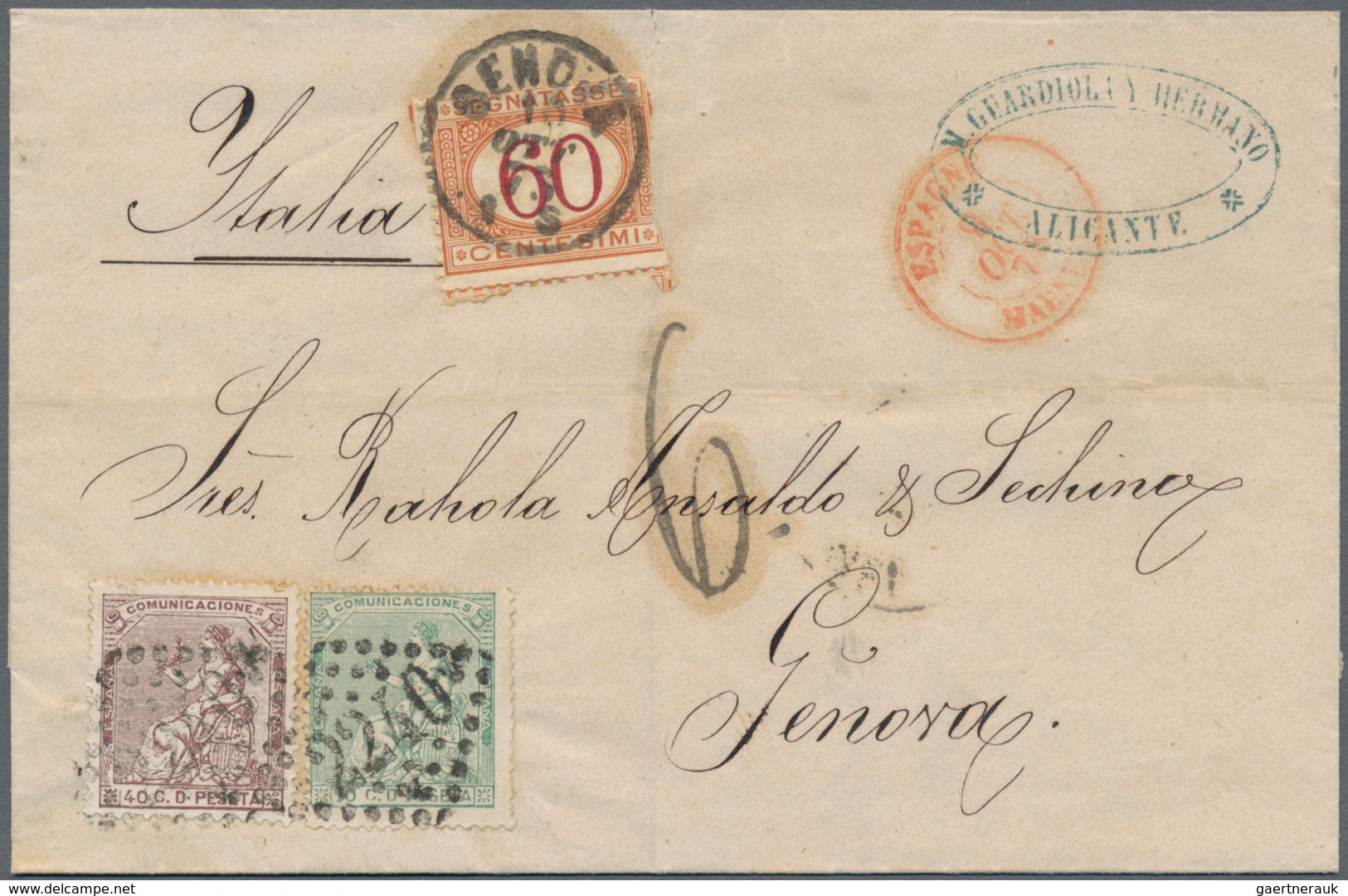 Spanien: 1868/1975 (ca.), Sophisticated Lot Of Ca. 110 Covers Sent From Different Spanish Locations, - Brieven En Documenten