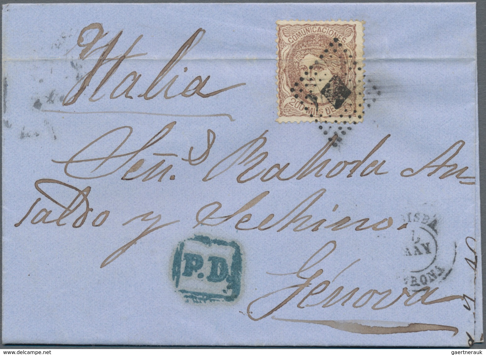 Spanien: 1868/1975 (ca.), Sophisticated Lot Of Ca. 110 Covers Sent From Different Spanish Locations, - Cartas & Documentos