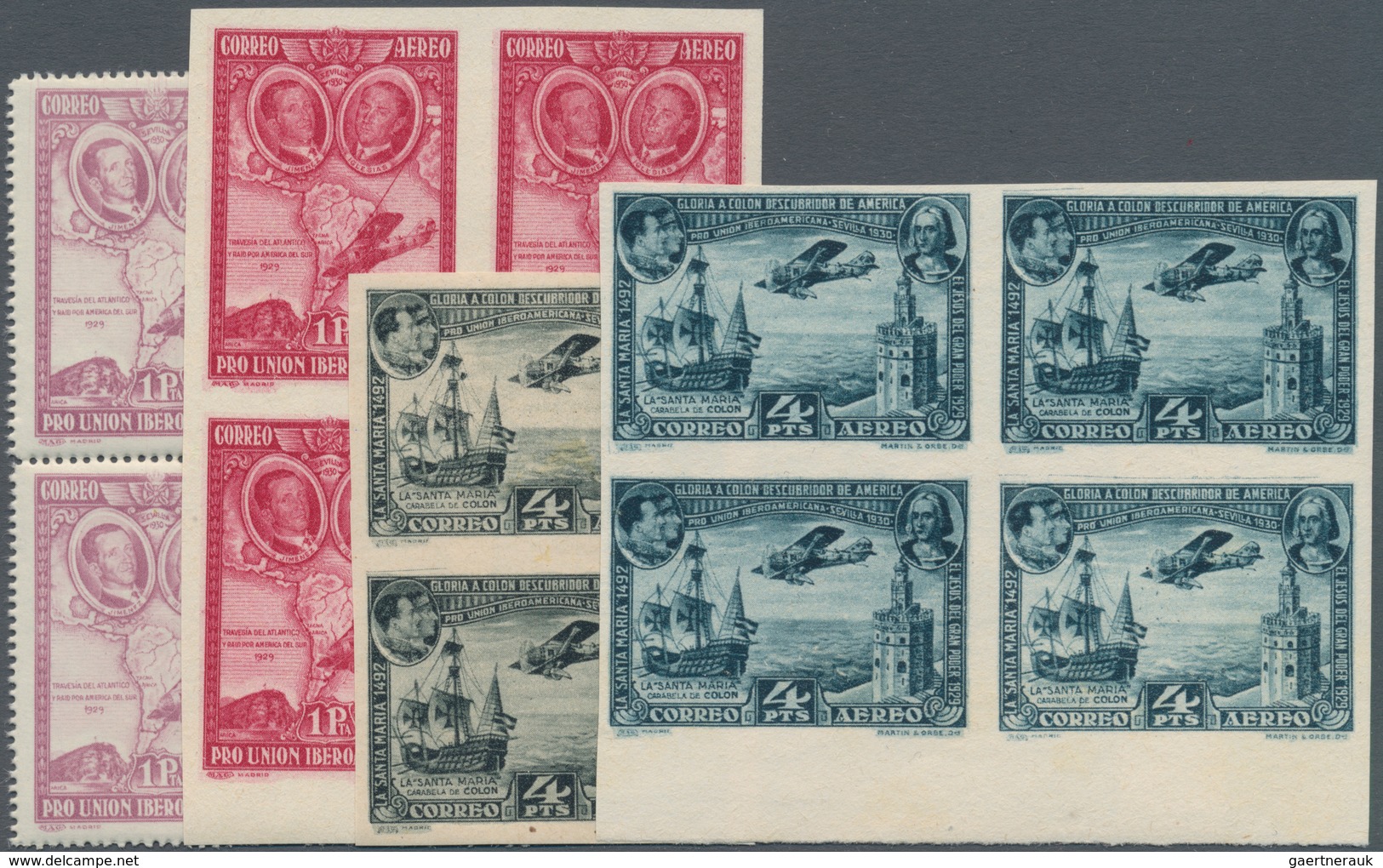 Spanien: 1930, Ibero-American Exhibition In Sevilla Normal And Airmail Stamps In A Very Large Lot Wi - Covers & Documents