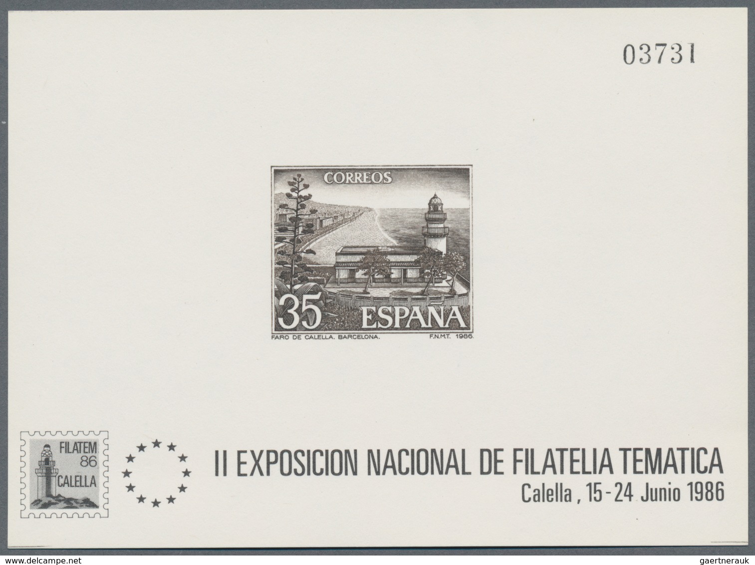 Spanien: 1982/1990, Assortment Of 13 (mainly Different) "PRUEBAS DE LUJO". Michel Cat.value 2.040,- - Lettres & Documents