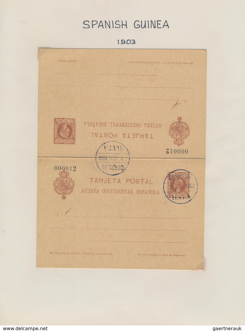 Spanien - Ganzsachen: 1873/1988 Collection Of Unused Postal Stationery Including The Colonial Areas, - 1850-1931