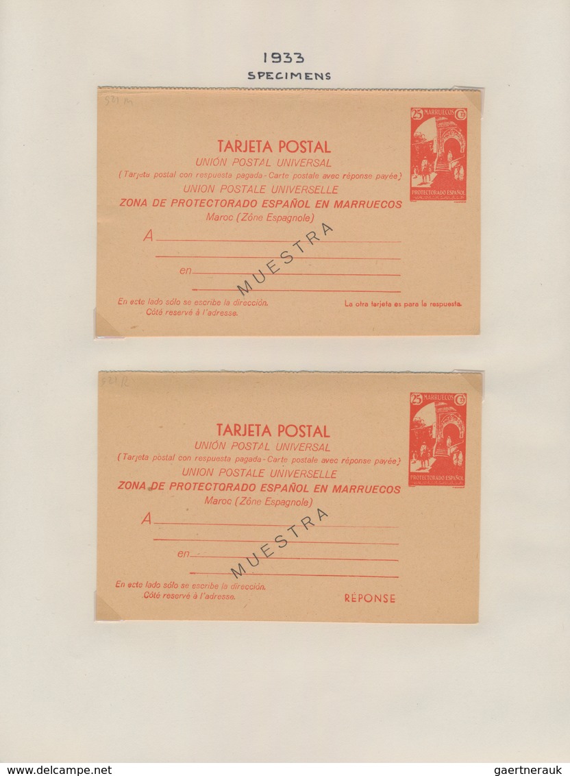 Spanien - Ganzsachen: 1873/1988 Collection Of Unused Postal Stationery Including The Colonial Areas, - 1850-1931