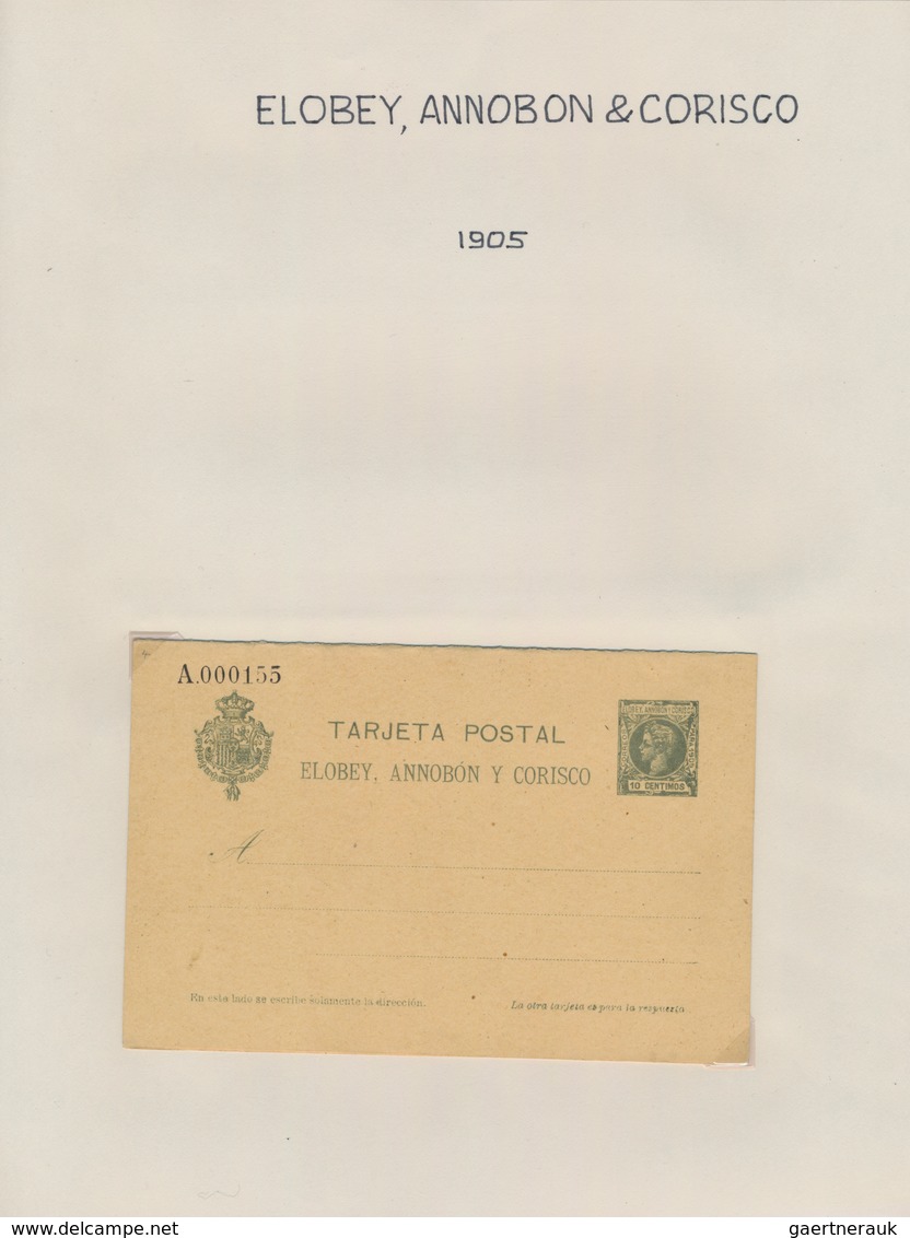 Spanien - Ganzsachen: 1873/1988 Collection of unused postal stationery including the colonial areas,