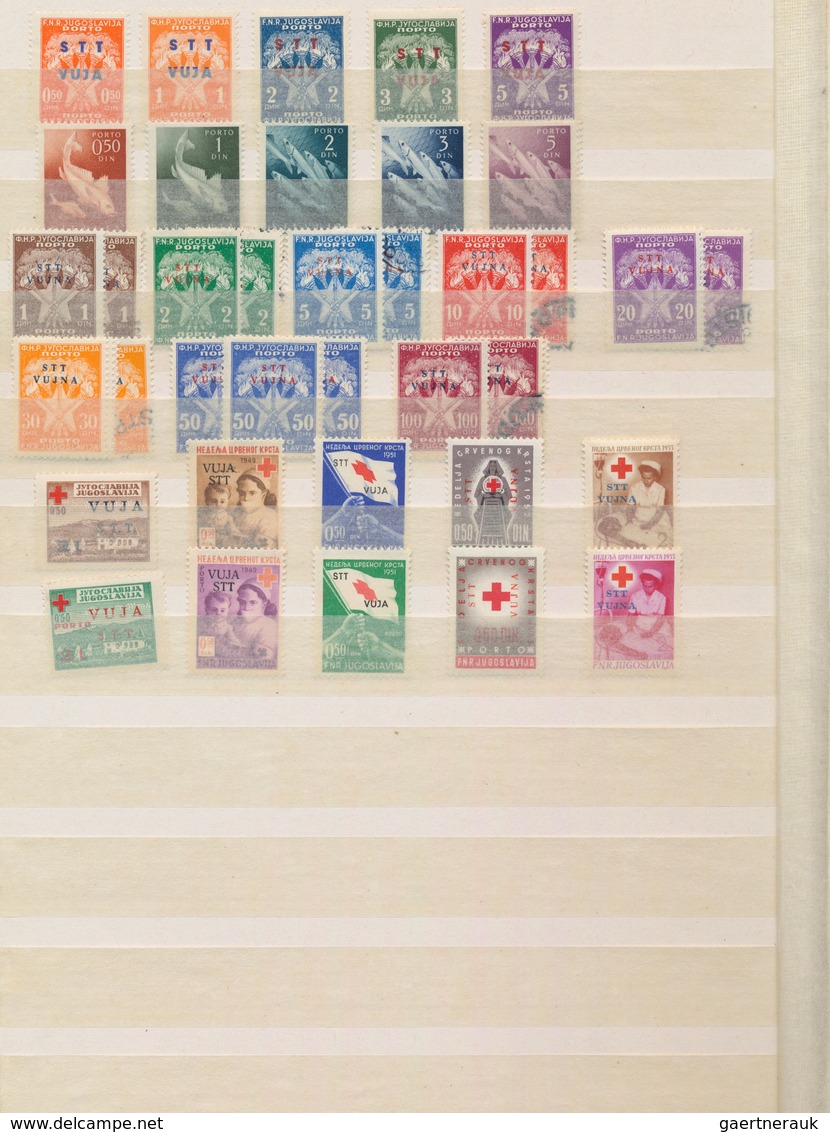 Triest - Zone B: 1948/1954, Predominantly U/m Collection On Stockpages Which Appears To Be More Or L - Gebraucht