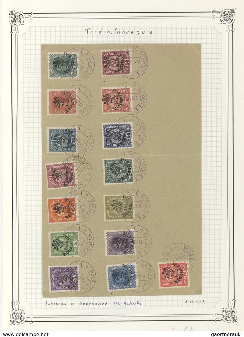 Tschechoslowakei: 1918/1966, Mainly Mint Collection In A Thick Yvert Album, Well Collected Throughou - Cartas & Documentos