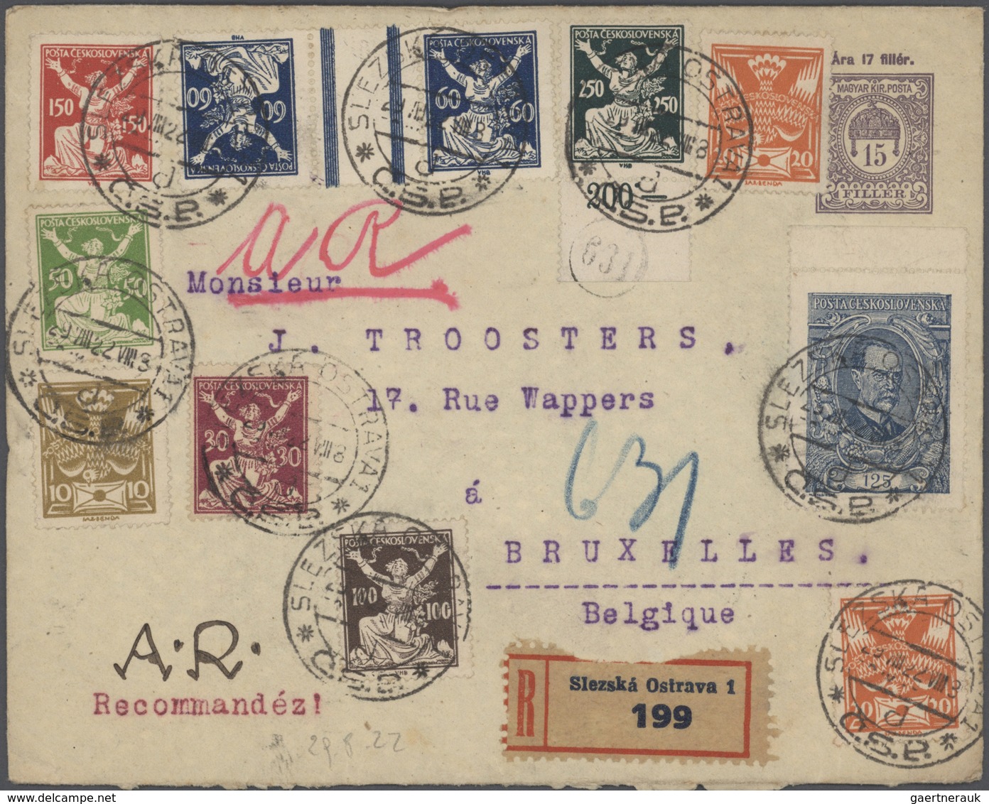 Tschechoslowakei: 1920/1970 (ca.), Collection Of Apprx. 420 Entires (incl. Few Slovakia), Mainly F.d - Lettres & Documents