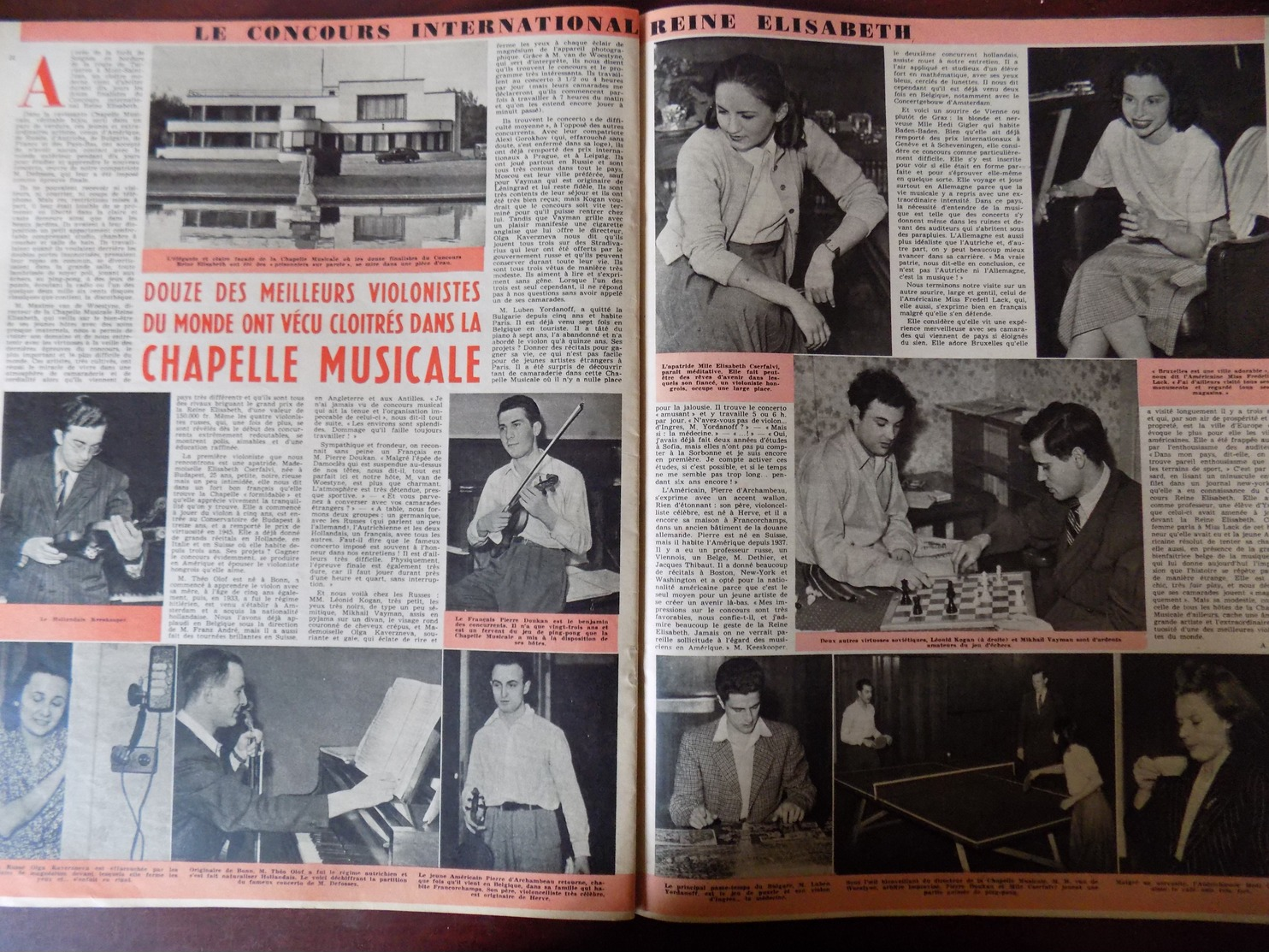 Revue le soir illustré n° 987  prisonnier des Nord Coréens - possédées de Bahia - Anna Neagle - cloches de Corneville...