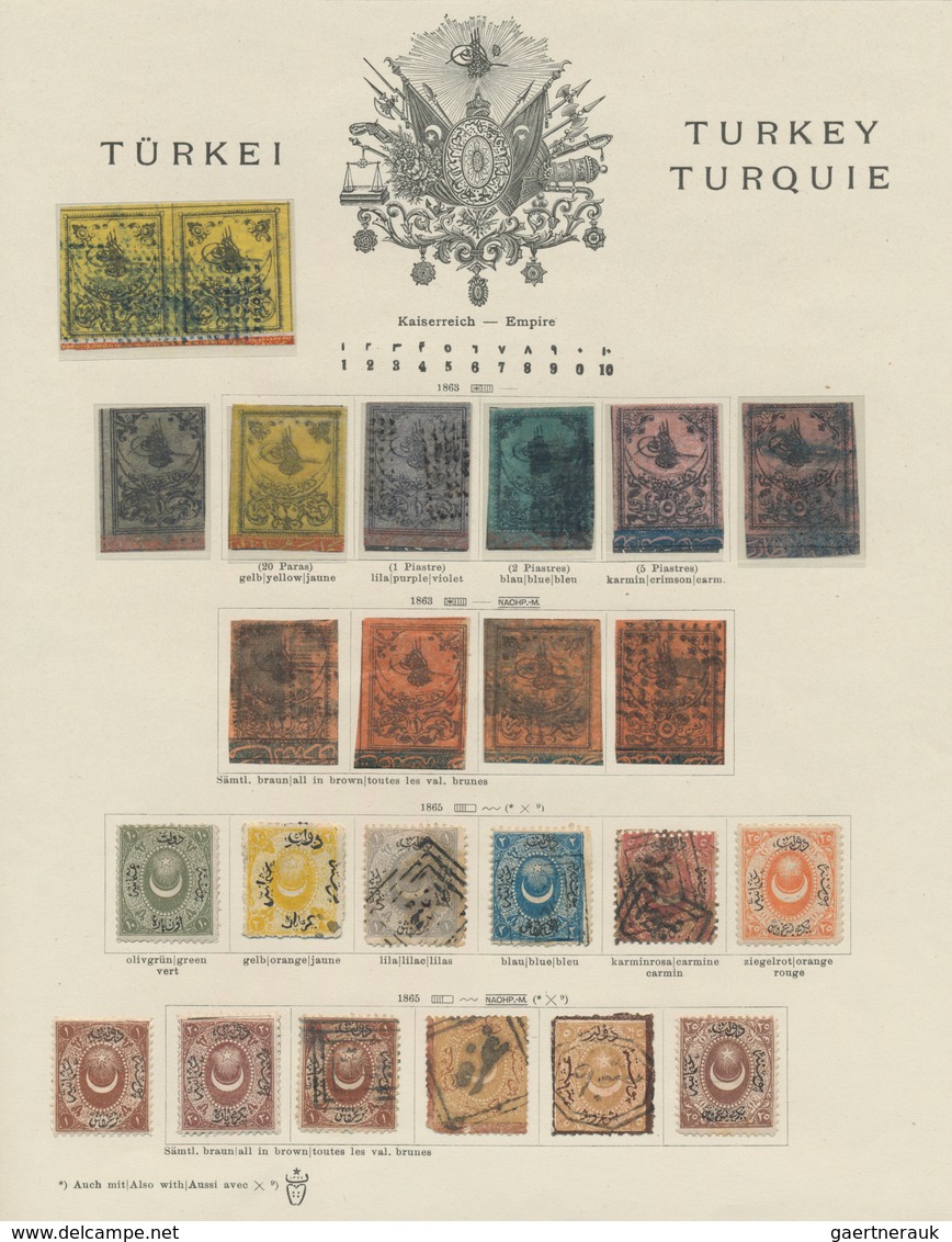 Türkei: 1863/1973, Mainly Used Collection In A Schaubek Album, Well Collected Throughout From A Good - Gebruikt