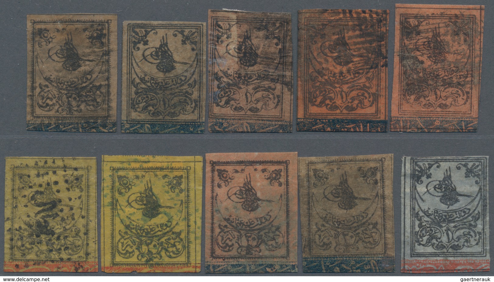Türkei: 1863-1928, Small Lot Of 14 First Issues "Tughra" And Good Republic Stamps Atatürk, Fine, Hig - Used Stamps