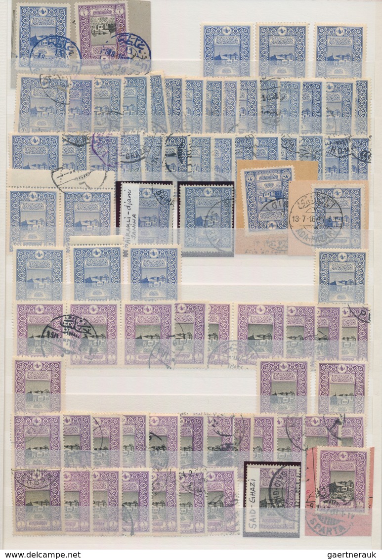 Türkei: 1913/1916, comprehensive accumulation of apprx. 2.900 stamps, neatly sorted in a thick album